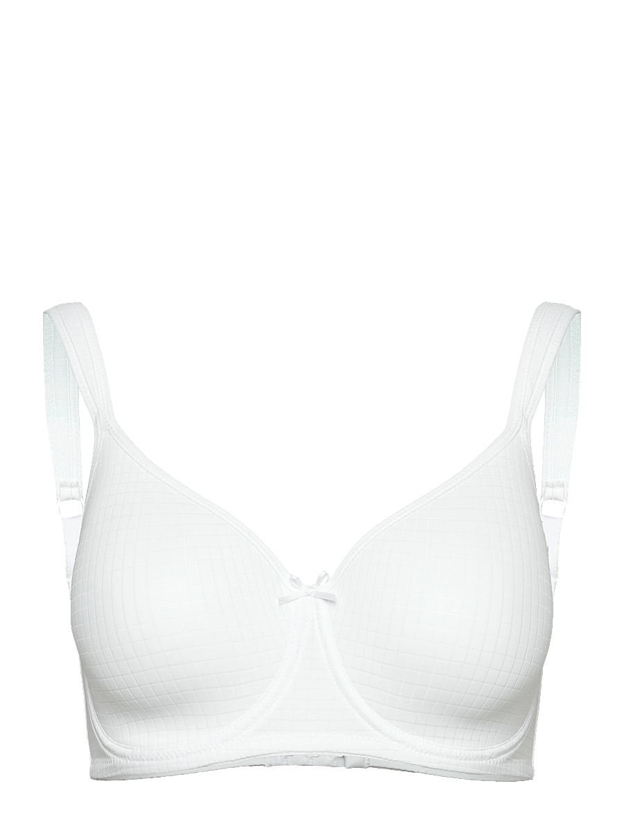 Swegmark - Smooth line padded wired bra White - wired bras - white - 1