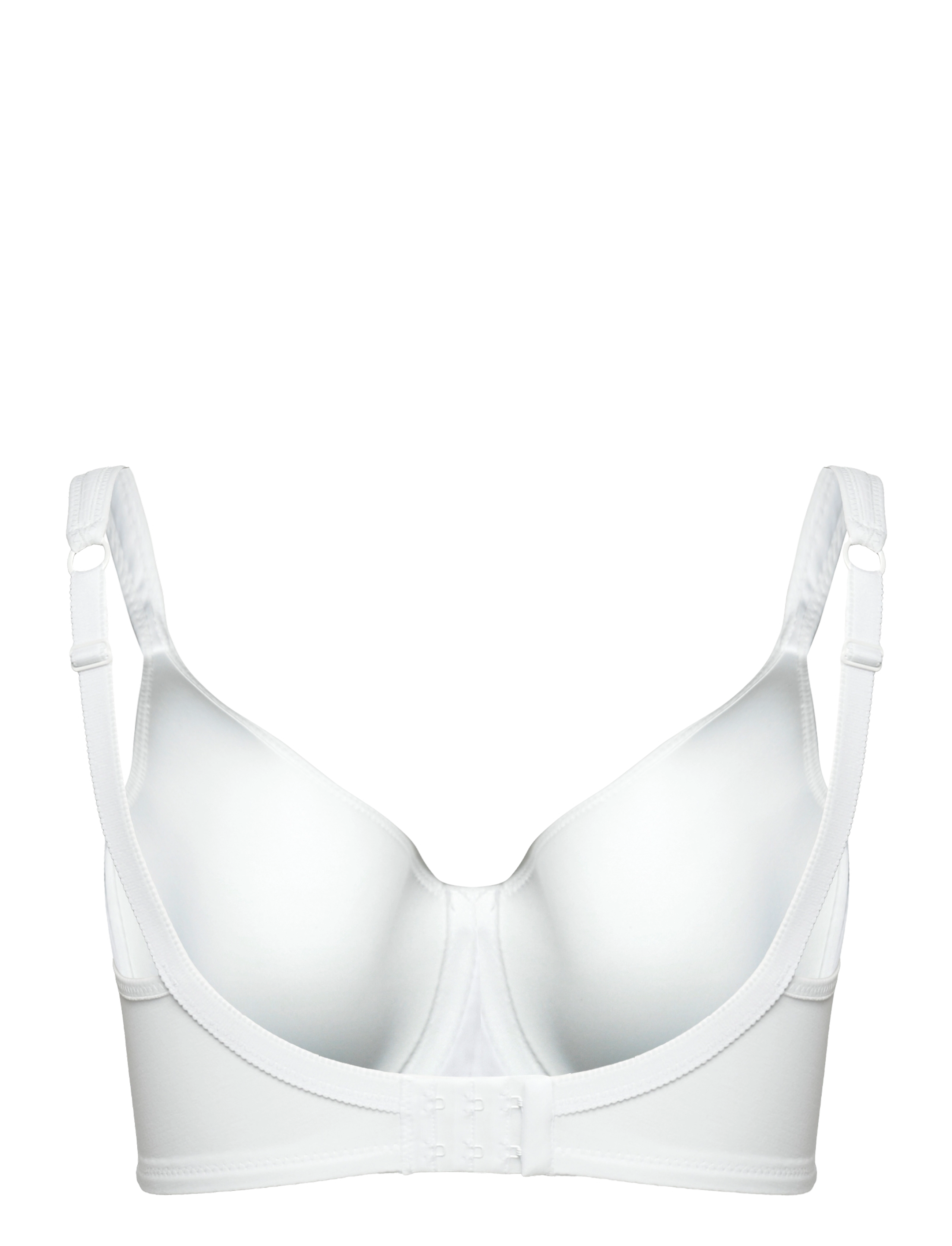 Swegmark - Smooth line padded wired bra White - wired bras - white - 2