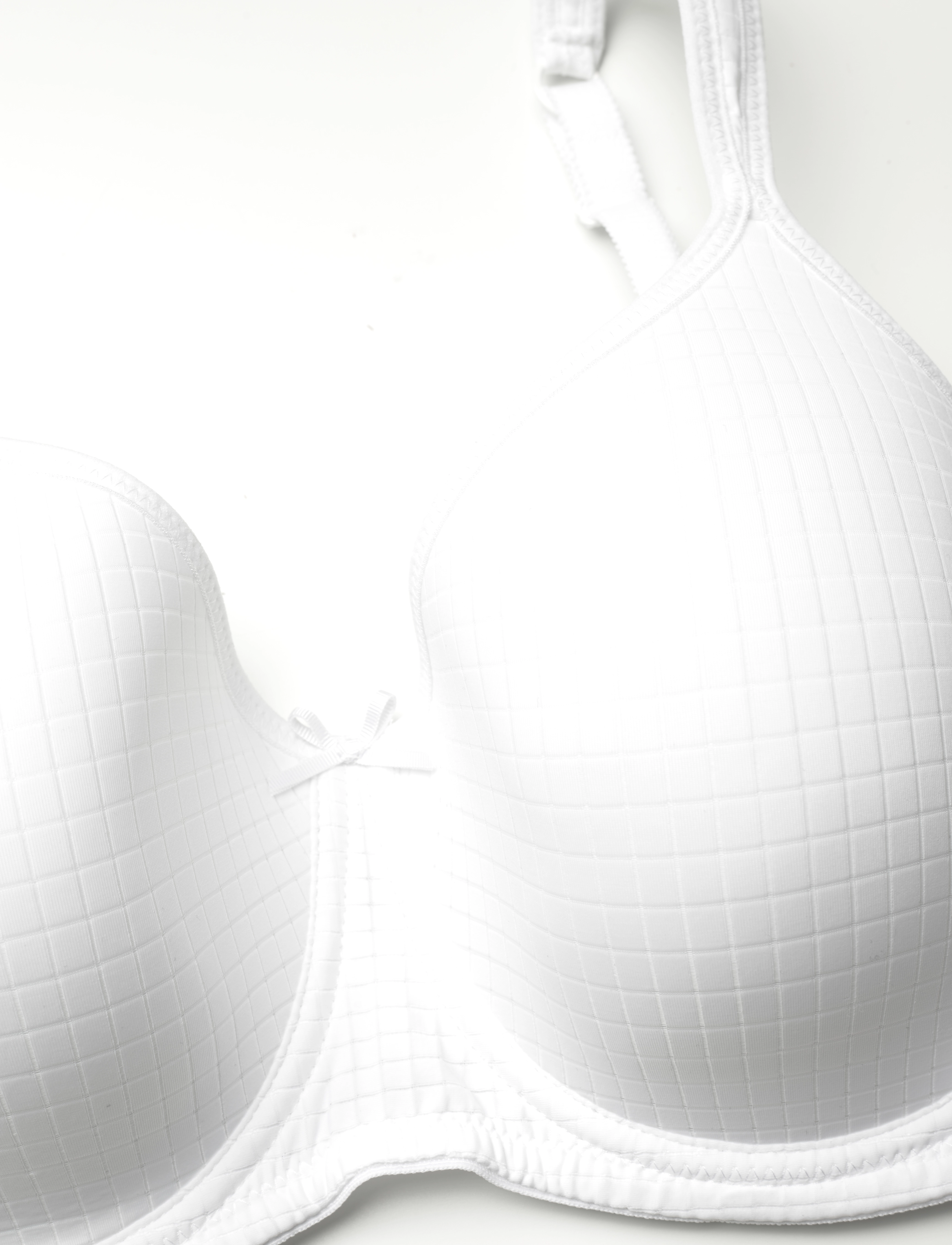 Swegmark - Smooth line padded wired bra White - wired bras - white - 5