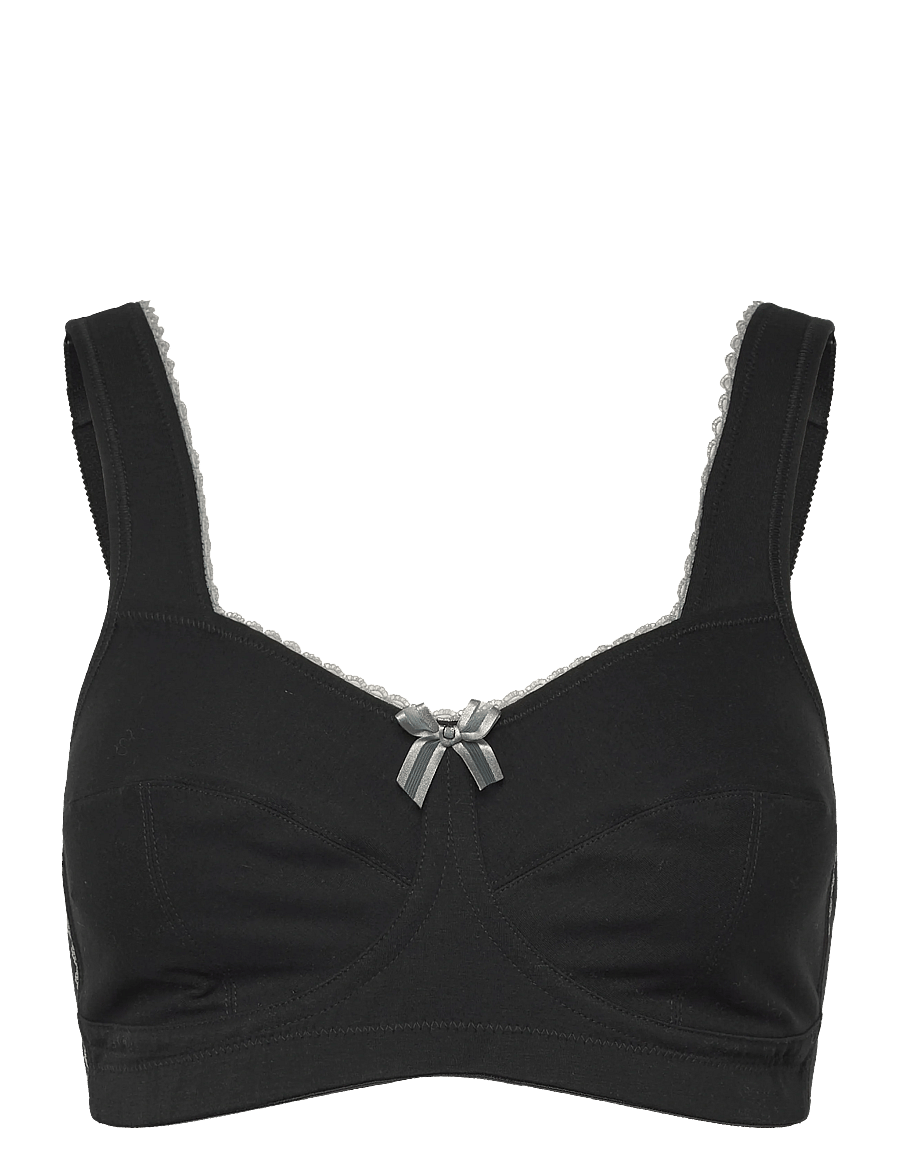 Swegmark - SOFT BRA FAIRTRADE - bügellose bhs - black - 0