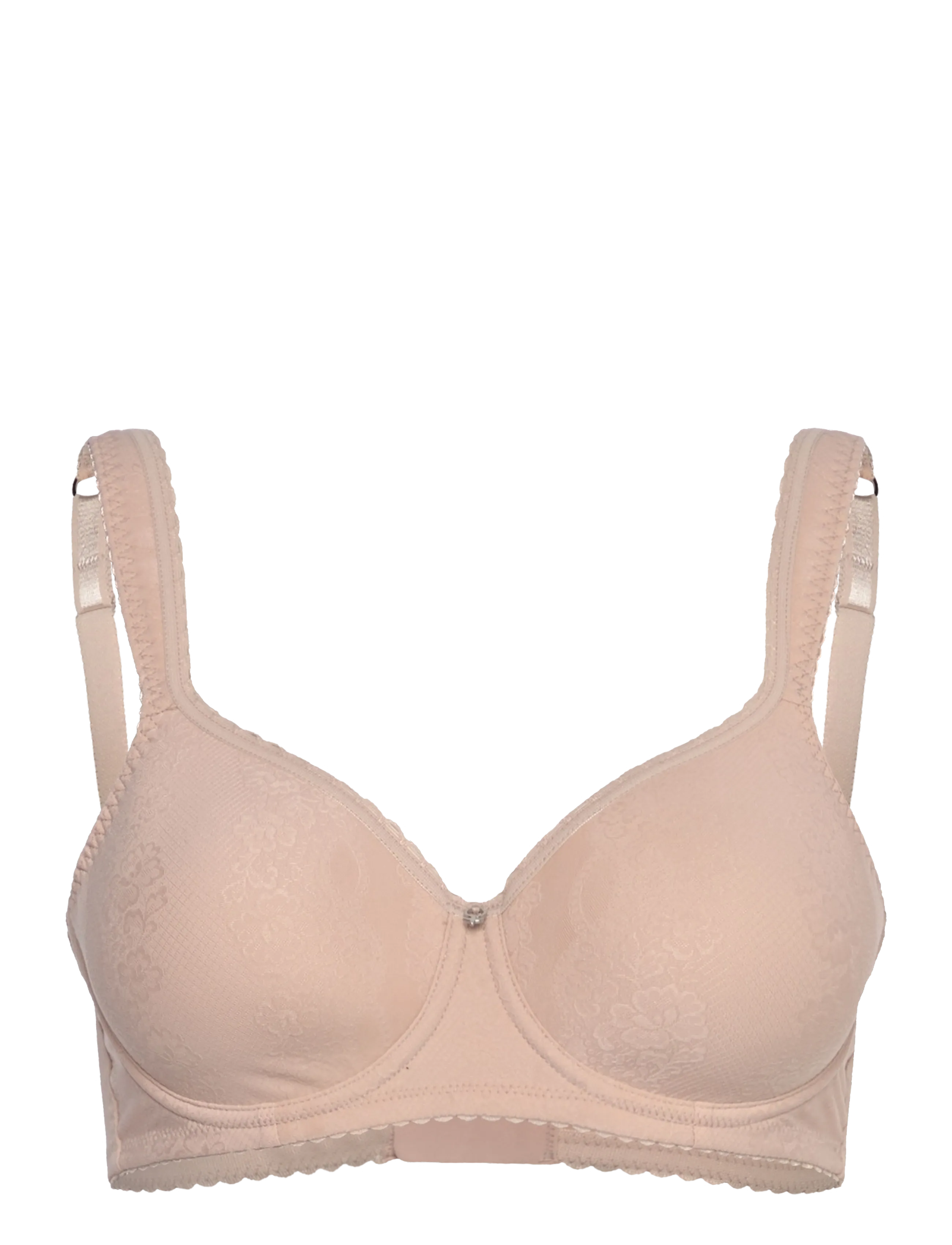 ADORABLE SHAPE WIRE BRA PADDED CUPS - BEIGE