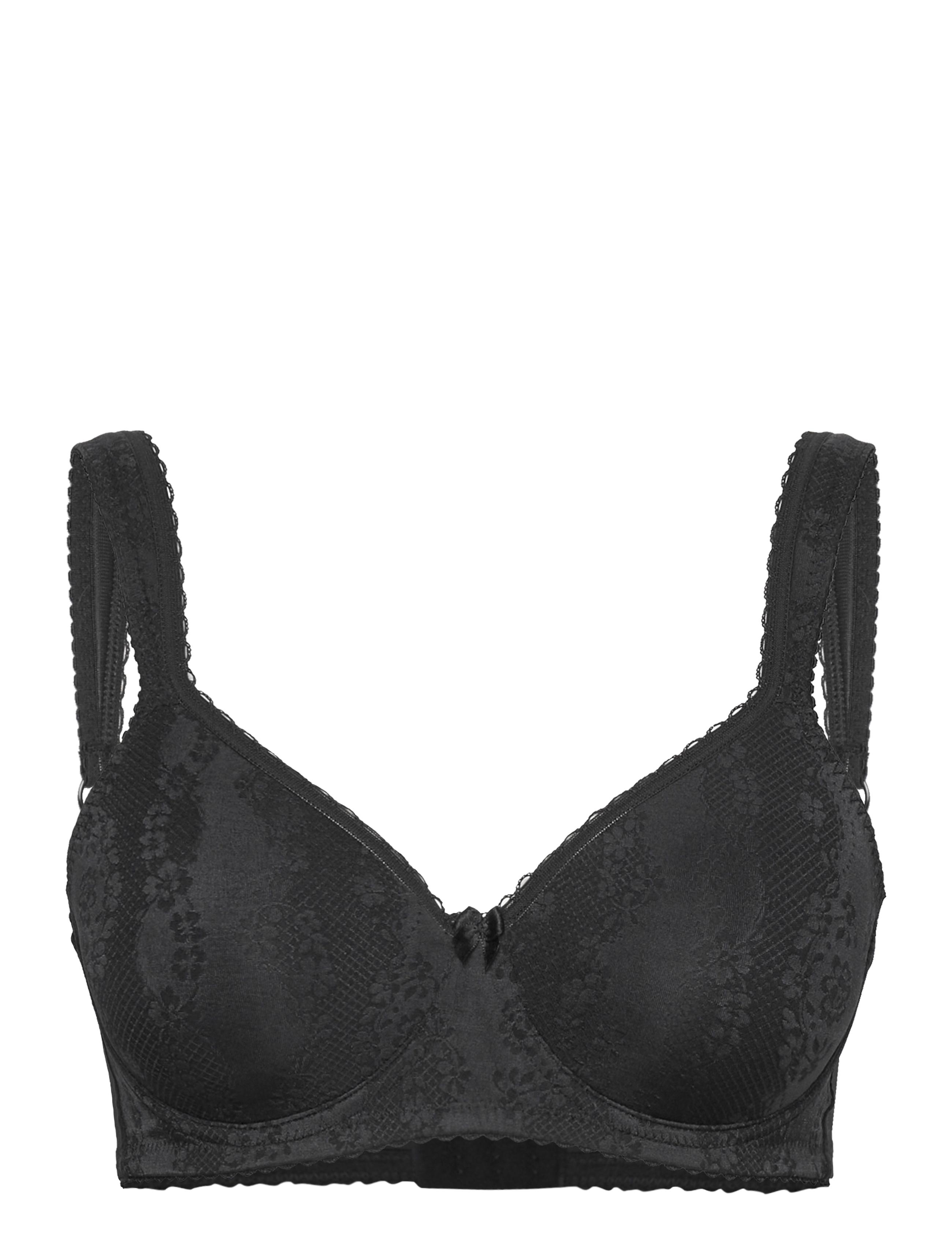 Swegmark Adorable Shape padded wired bra - BHs - BLACK / black