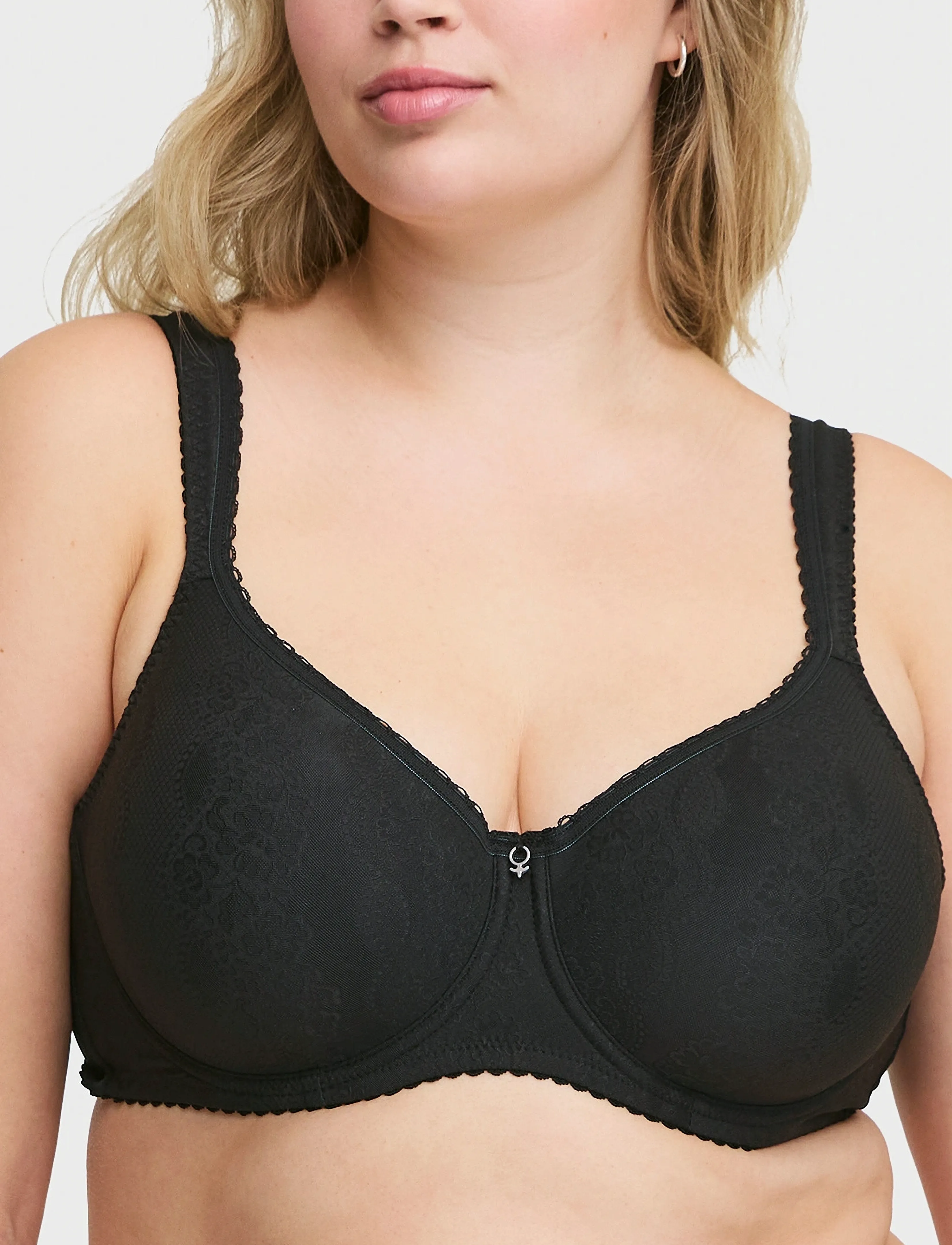 Swegmark Adorable Shape Wire Bra Padded Cups, Kvinder, Polstret Bøjle BH, Sort, Str: 100 C