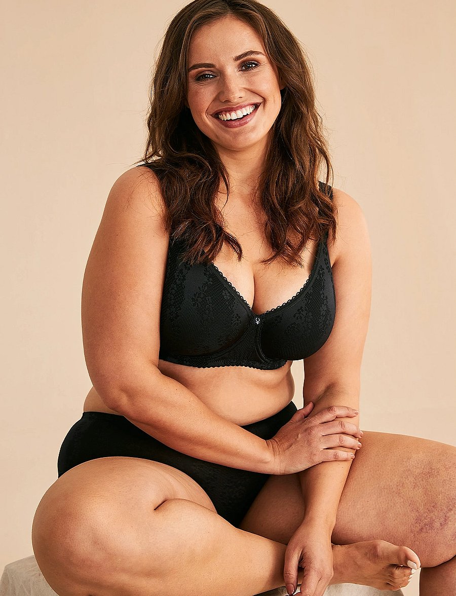 Swegmark - ADORABLE SHAPE WIRE BRA PADDED CUPS - spile-bh-er - black - 5