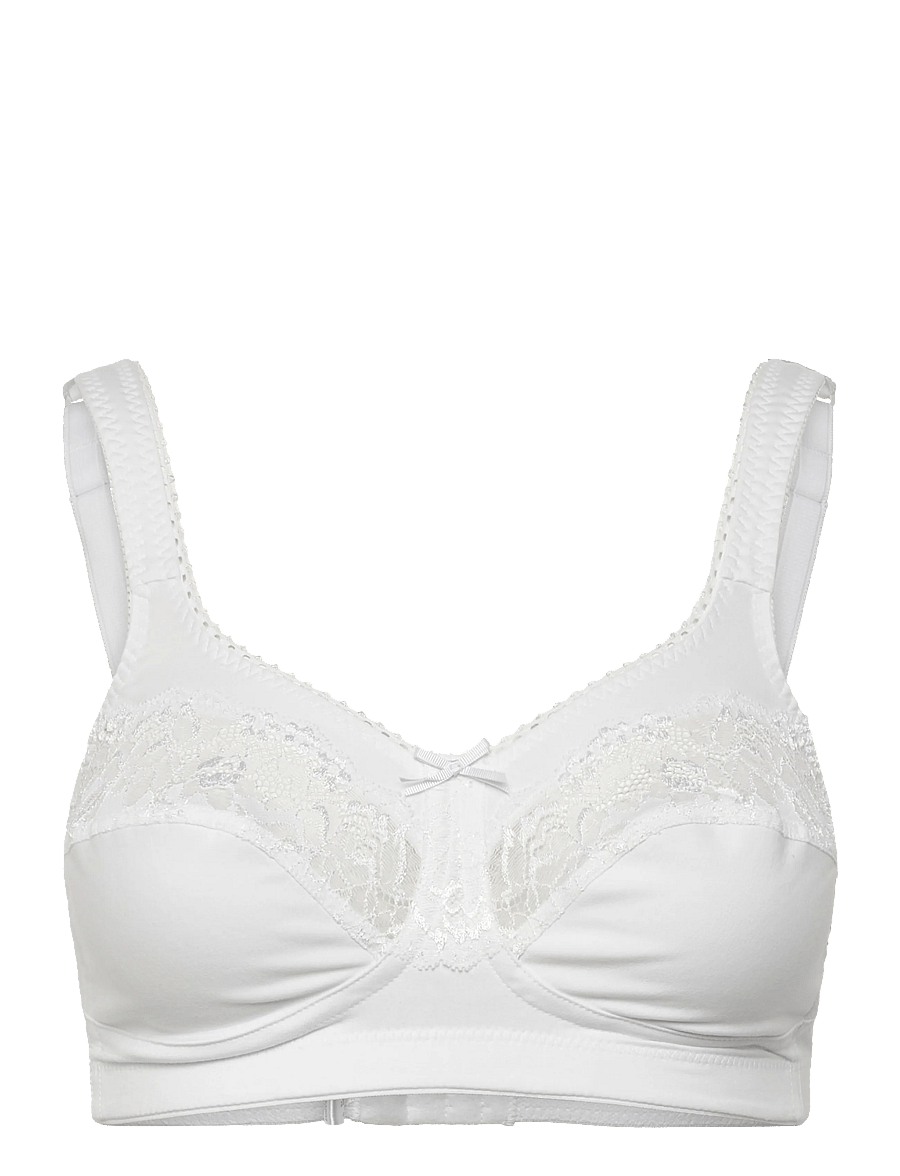Swegmark - ORGANIC SENSE Soft bra Fairtrade - bygellösa bh:ar - white - 0