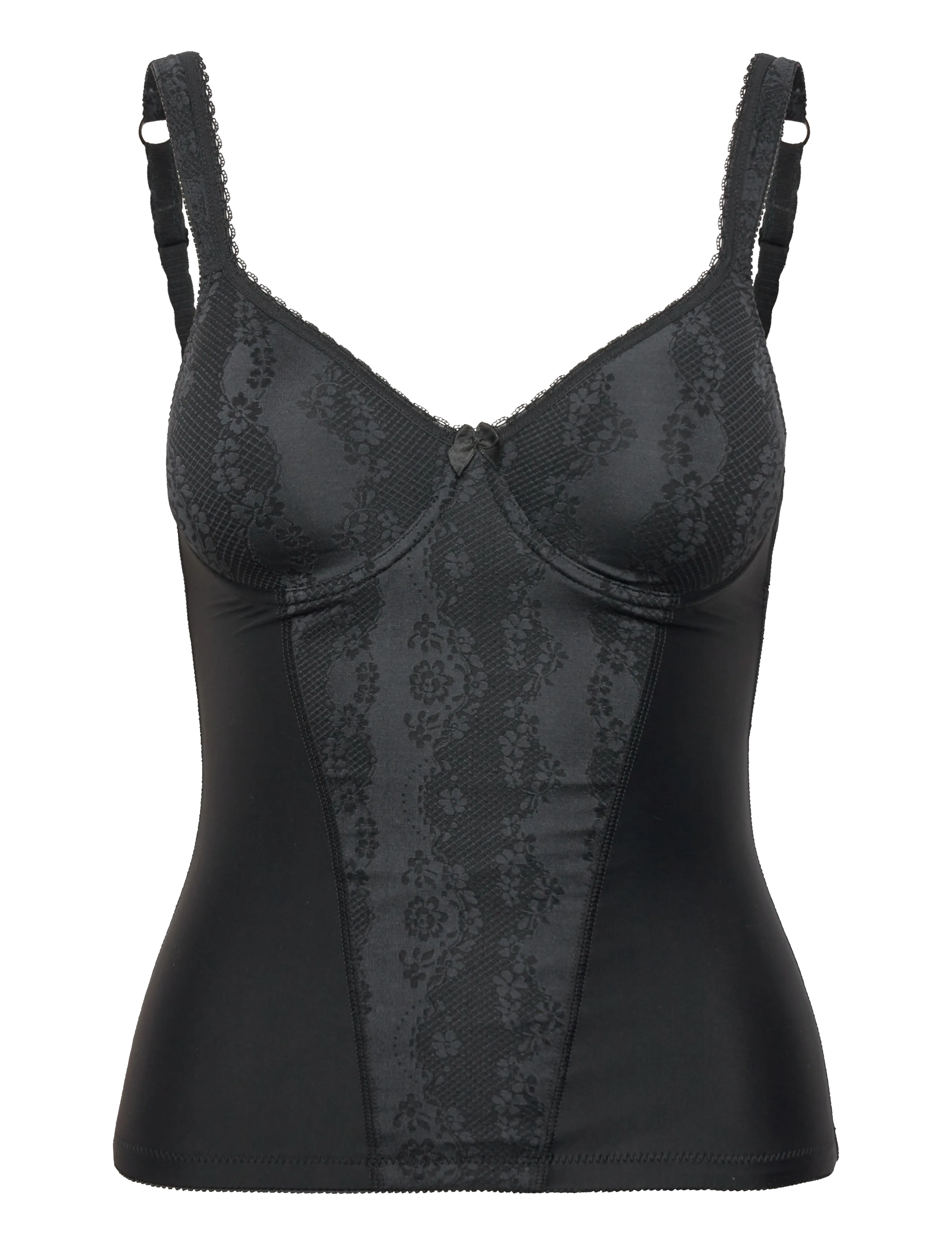 Swegmark Shaping Wire top Padded cups - Bodies & underklänningar - BLACK / black