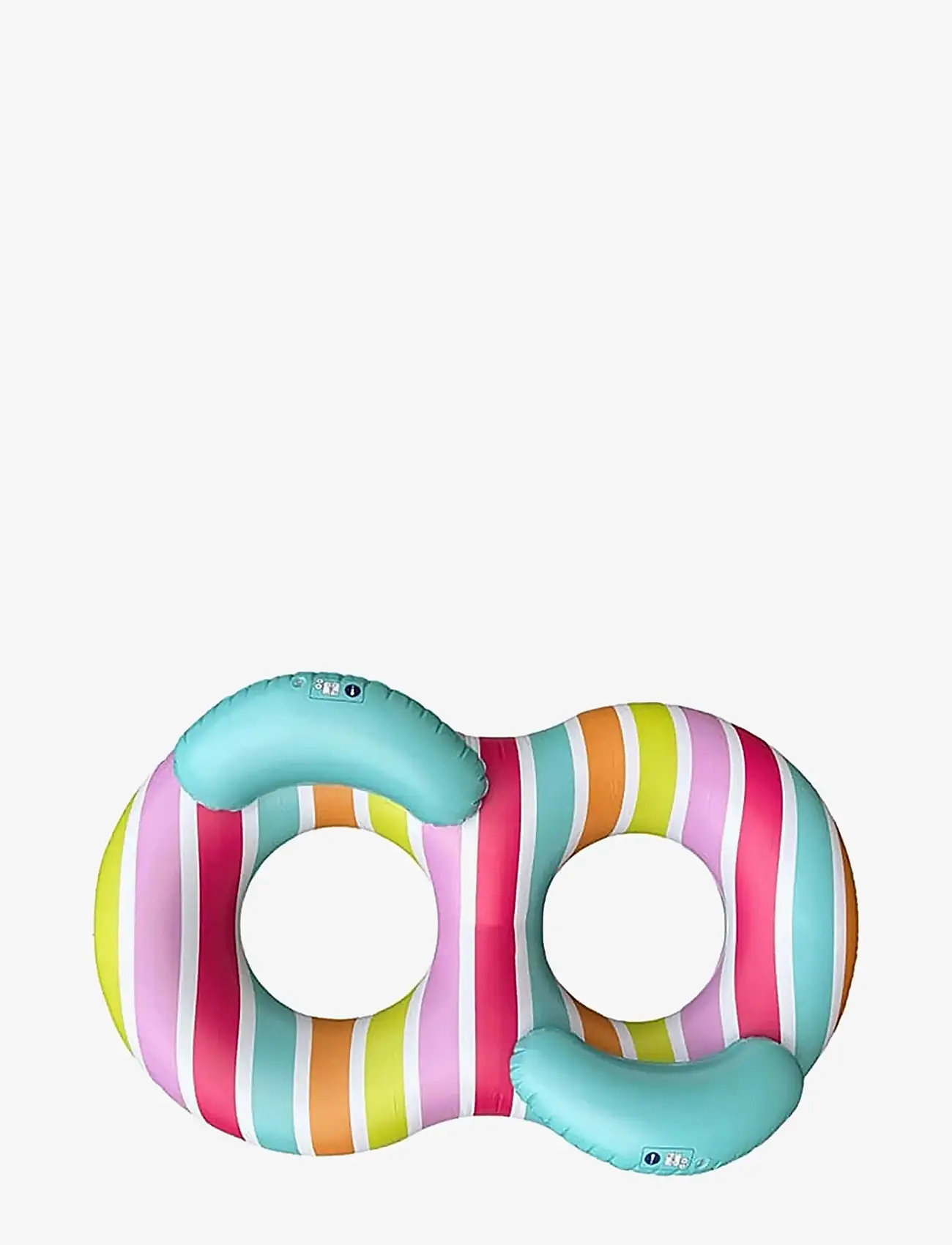 Swim Essentials - Double Swim Ring 160 cm - Colour Rush - baderinger og bademadrasser - multi - 1