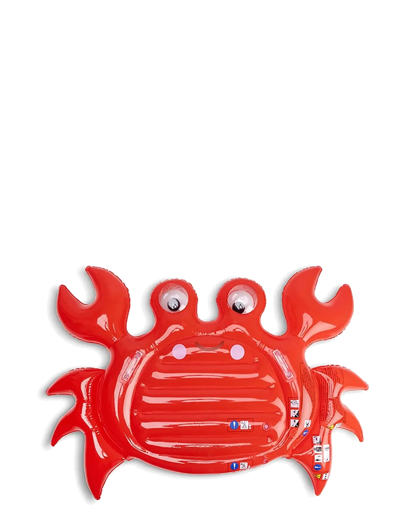 Swim Essentials Pool Float 140 cm with Handles - Oh Crab - Baderinger og bademadrasser - RED / red