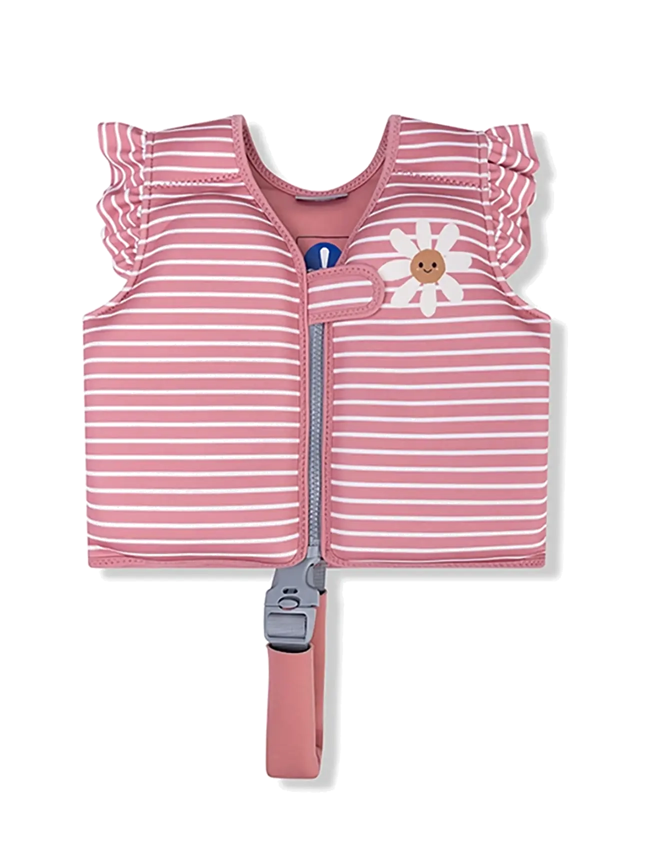 Swim Essentials Swimming Vest 11-15 kg - Daisy Flowers - Kids 98-134 - PINK / pink/rose