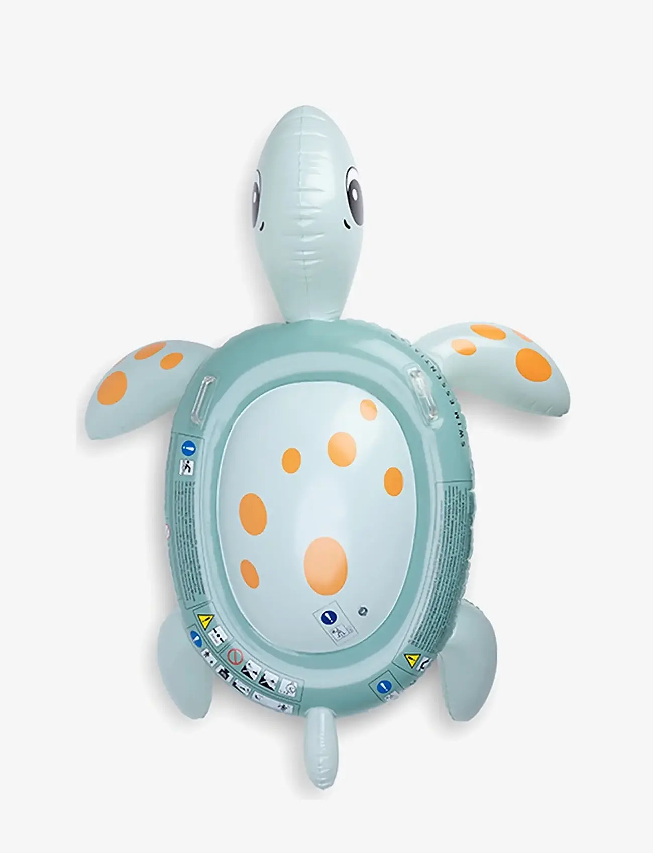 Swim Essentials - Inflatable Ride-on 142 cm - Turtle - baderinge og bademadrasser - green - 1