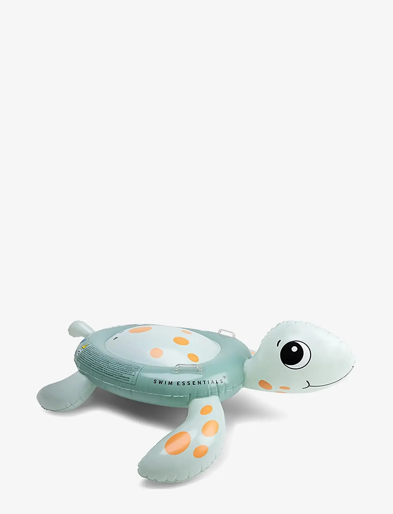 Swim Essentials - Inflatable Ride-on 142 cm - Turtle - baderinge og bademadrasser - green - 2