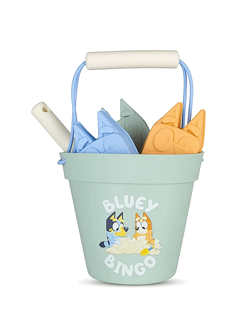 Swim Essentials - Sand Set 4 pcs silicone - Bluey - liivakasti mänguasjad - green - 0