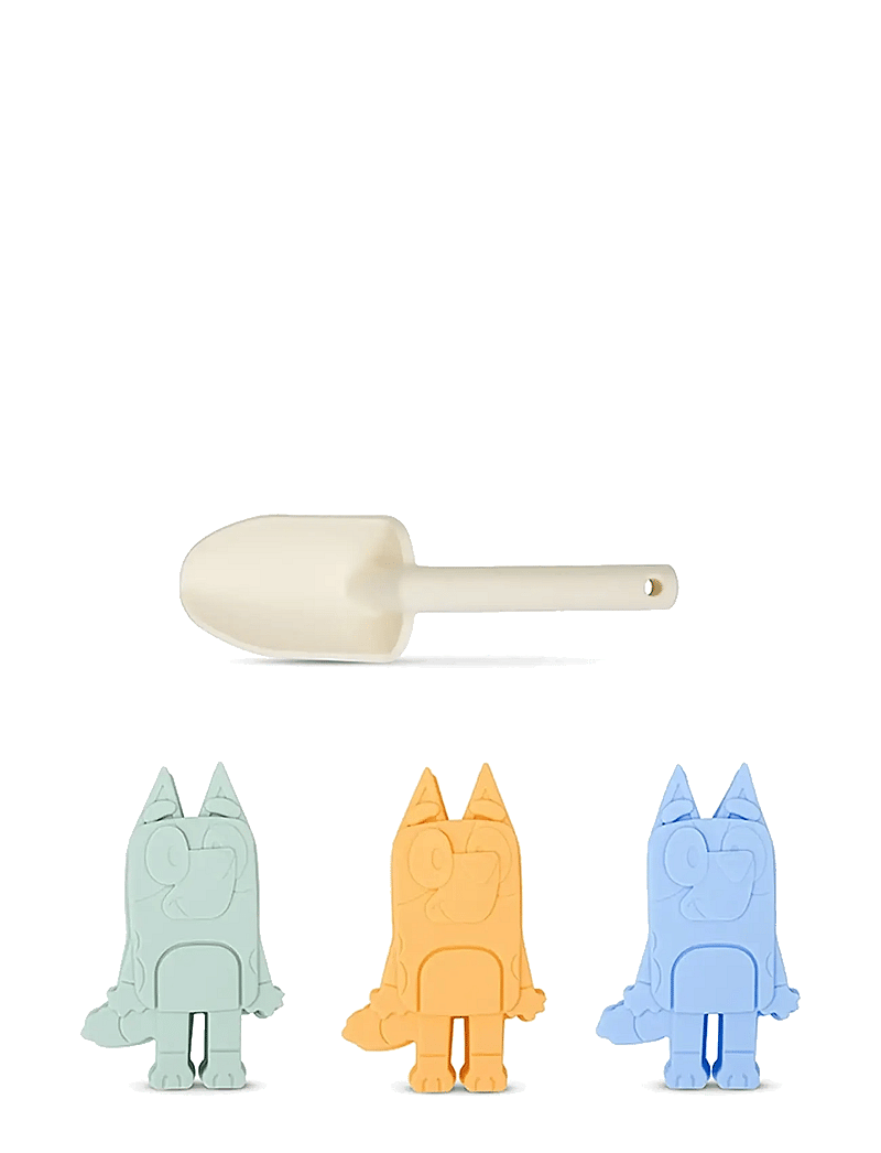 Swim Essentials - Sand Set 4 pcs silicone - Bluey - liivakasti mänguasjad - green - 2