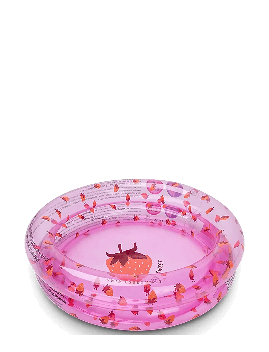 Swim Essentials - Paddling Pool 60 cm - Strawberry Fields Baby Pool - kinderbecken - pink - 1