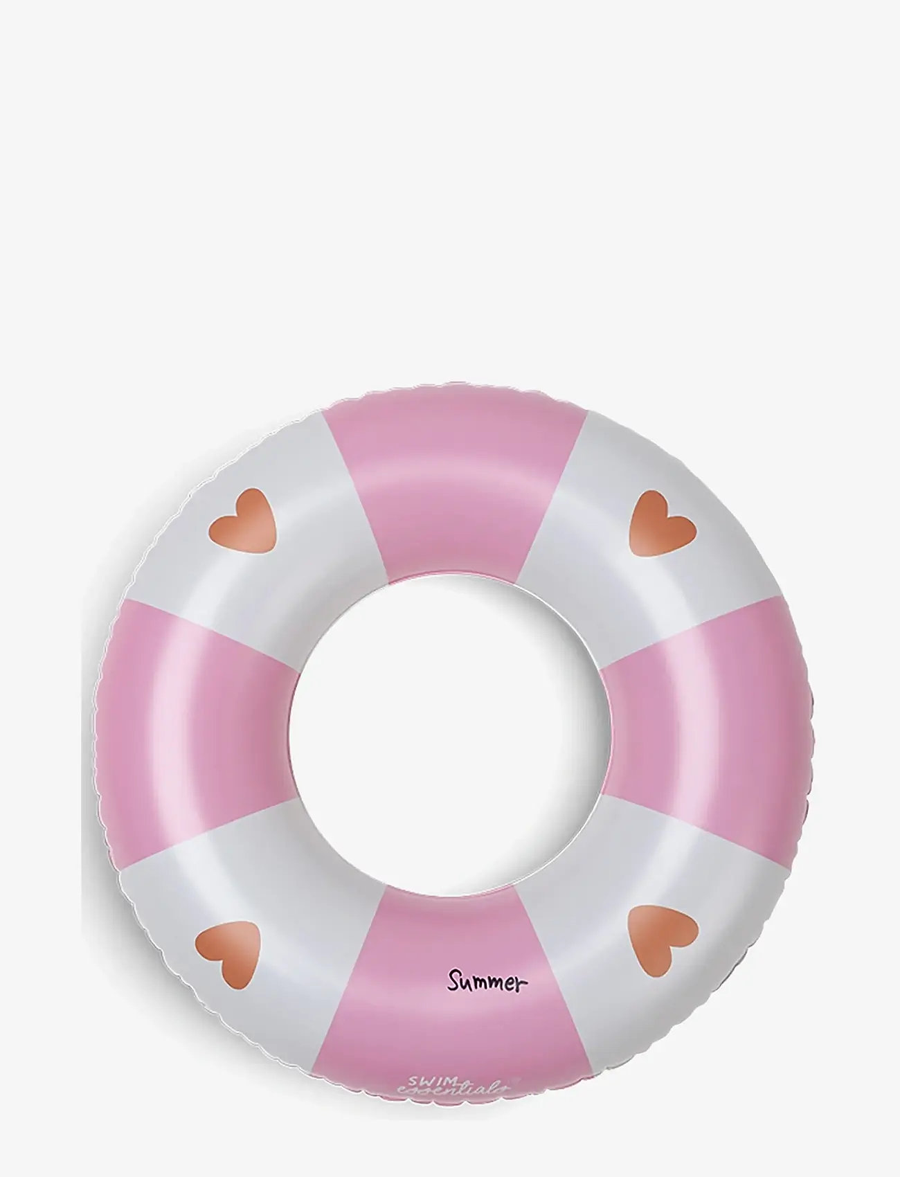 Swim Essentials - Swimring 55 cm - Cozy Hearts - svømmeringe - pink - 0