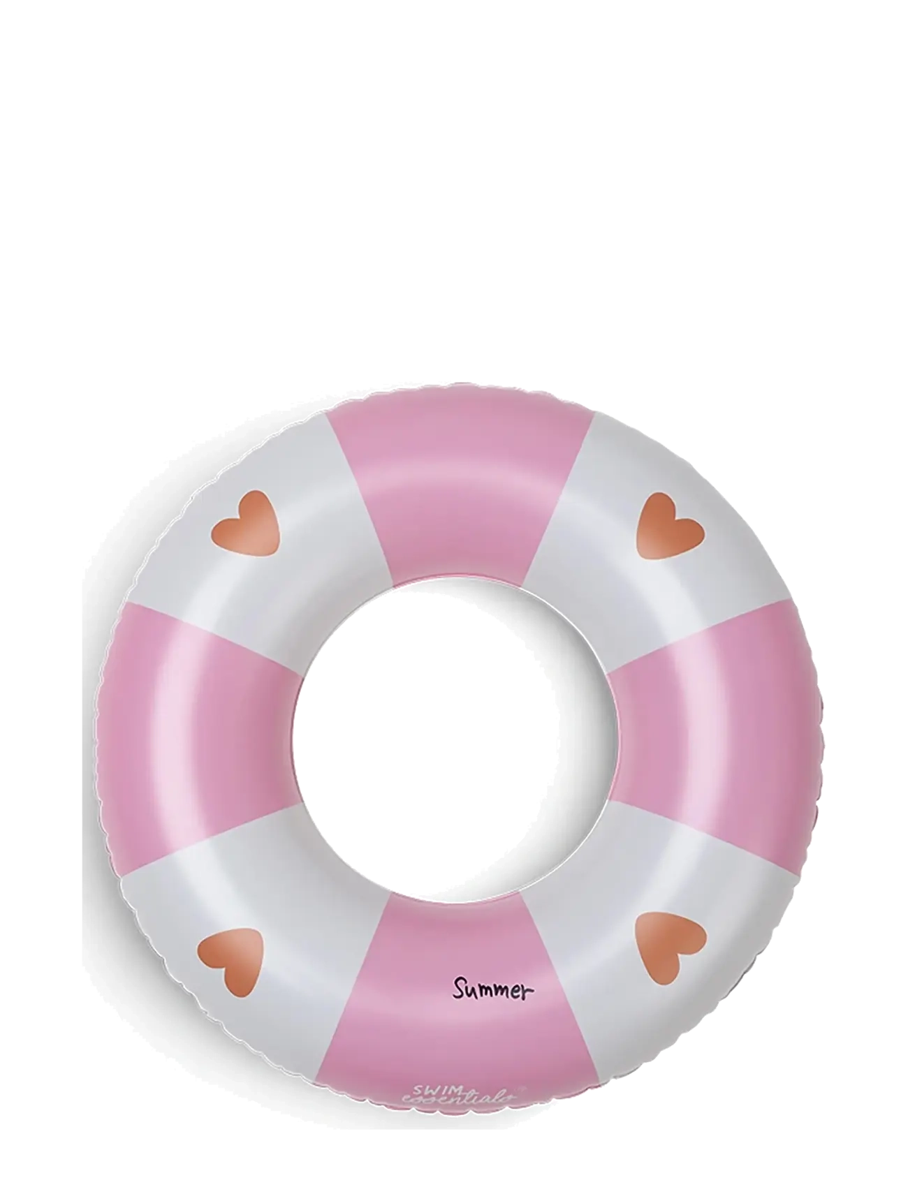Swim Essentials Swimring 55 cm - Cozy Hearts - Toys - PINK / pink/rose