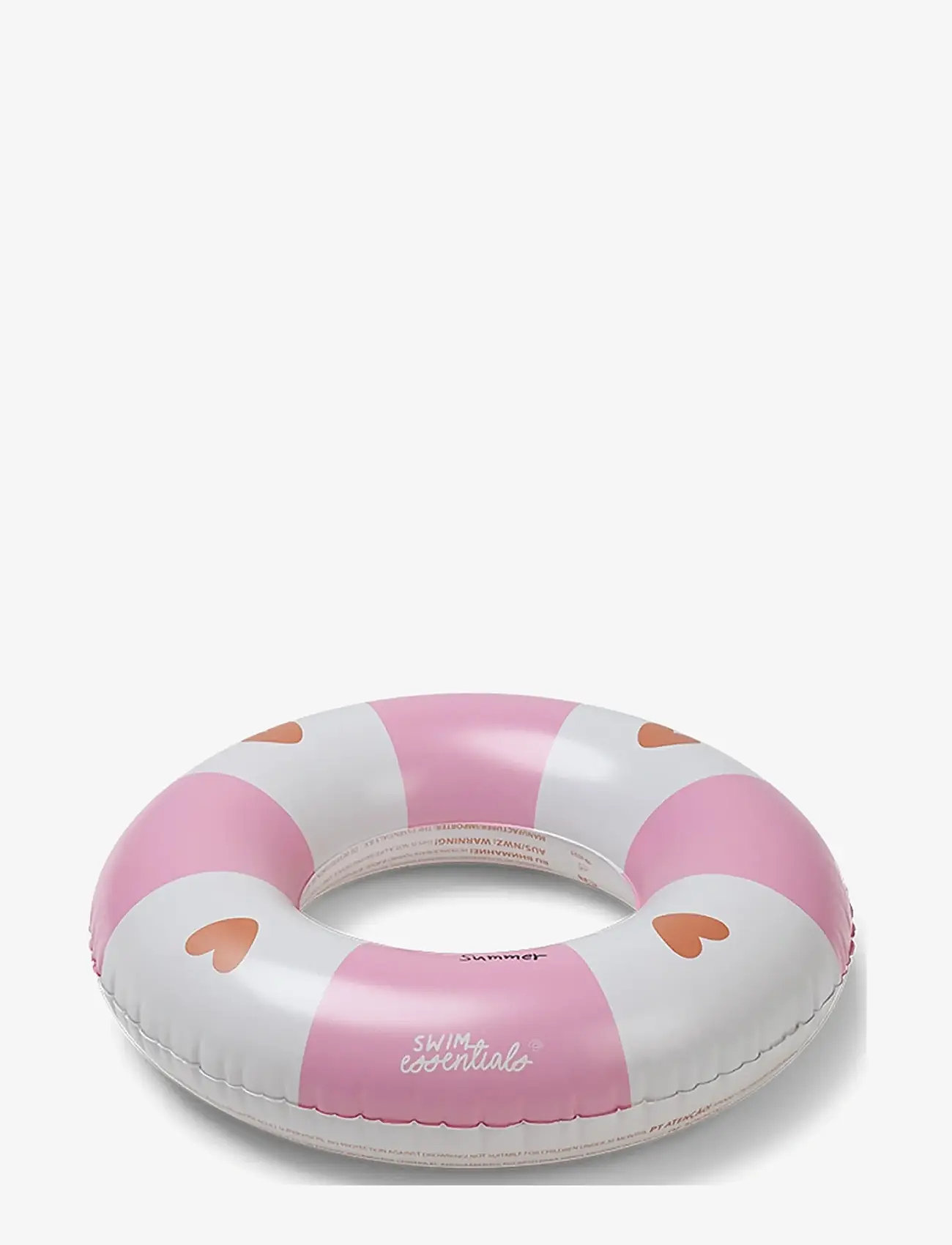 Swim Essentials - Swimring 55 cm - Cozy Hearts - svømmeringe - pink - 1