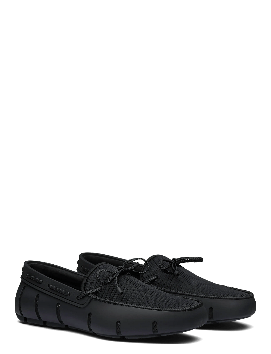 Swims - Braided Lace Loafer - atostogų būtiniausi - black - 1