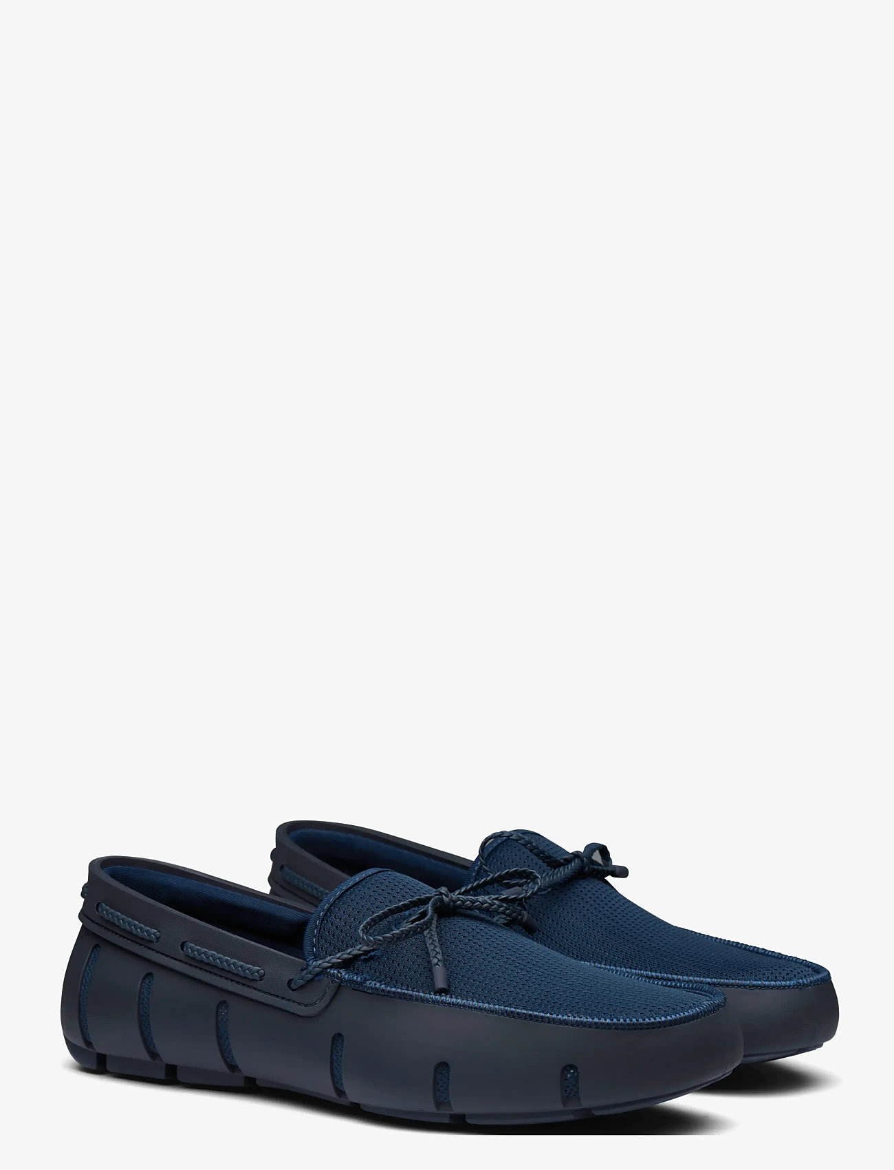Swims - Braided Lace Loafer - navy - 1