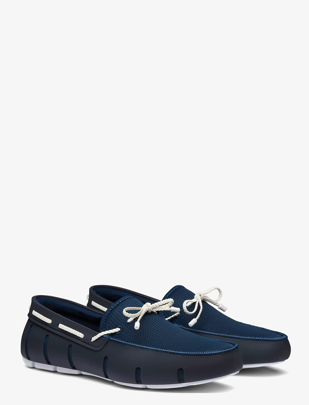 Swims - Braided Lace Loafer - navy/white - 1