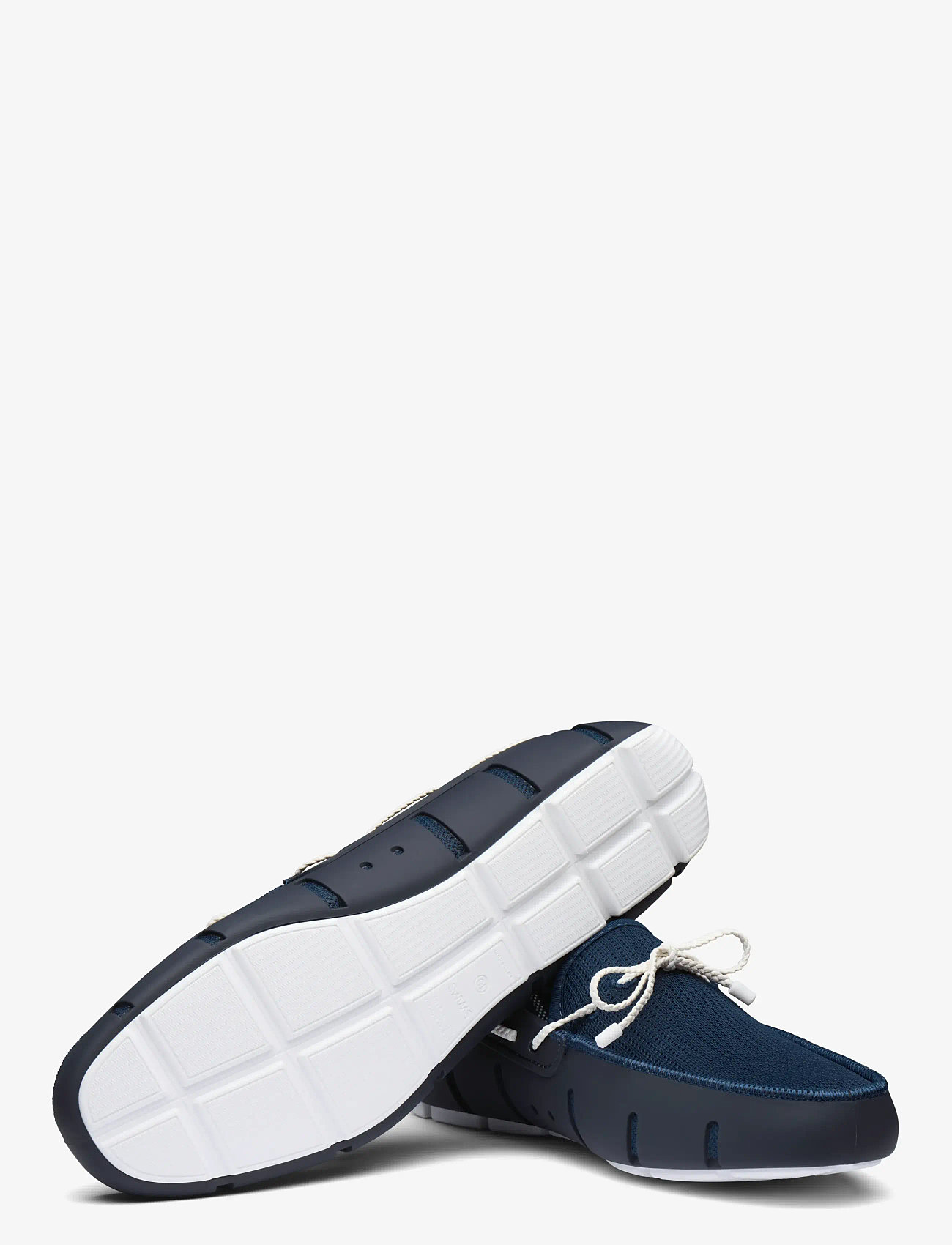 Swims - Braided Lace Loafer - navy/white - 3