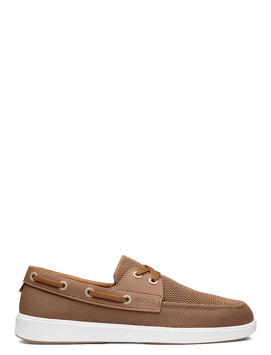 Swims - BREEZE BOAT SHOE - bootsschuhe - cognac/white/gum - 0
