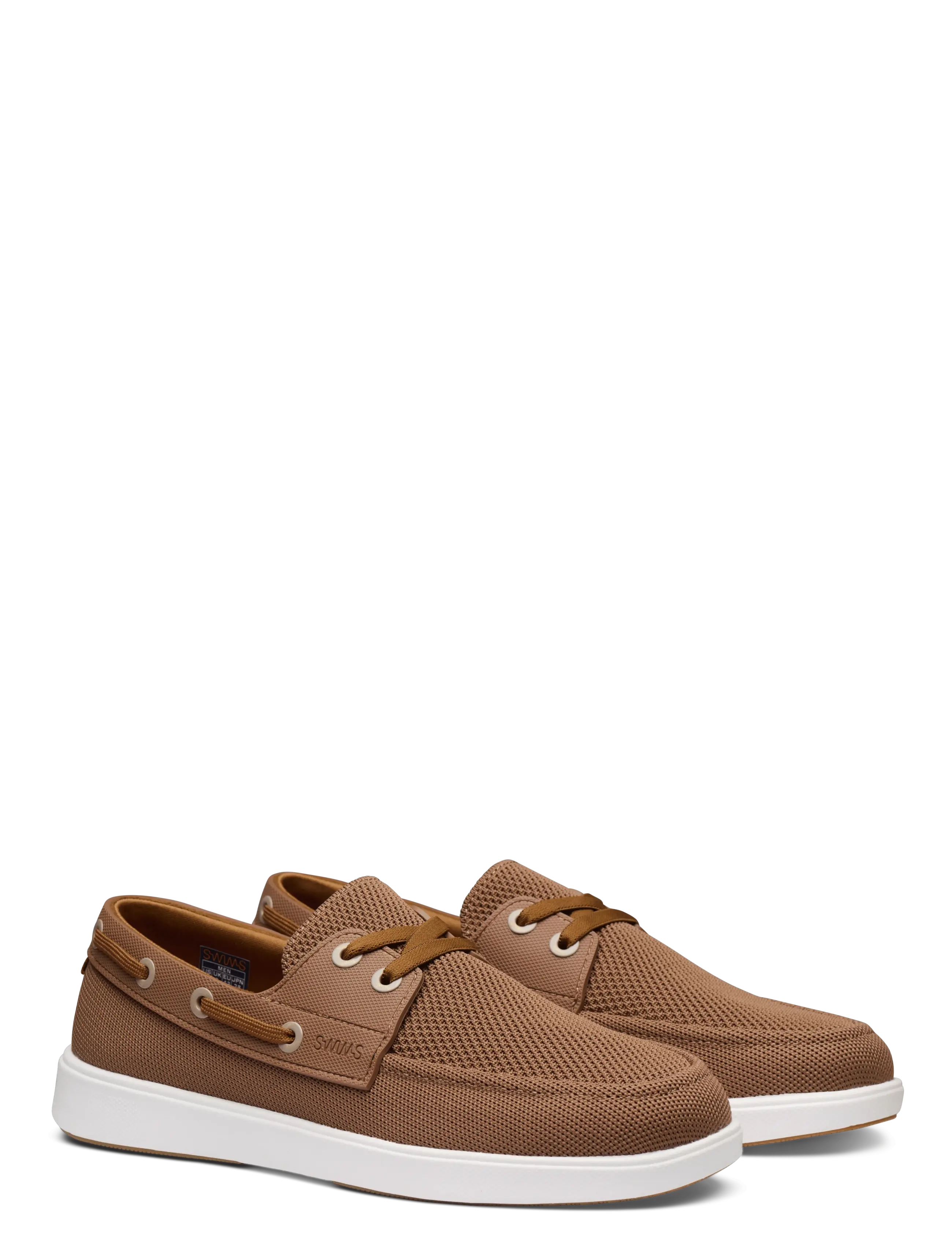 Swims - BREEZE BOAT SHOE - bootsschuhe - cognac/white/gum - 1