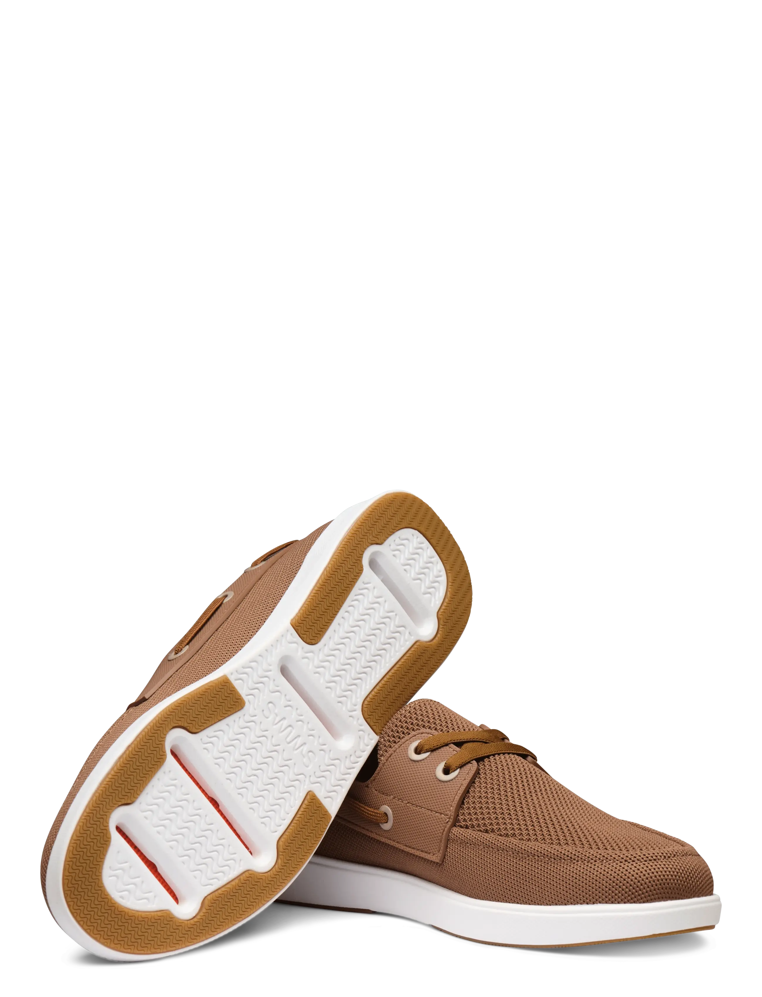 Swims - BREEZE BOAT SHOE - bootsschuhe - cognac/white/gum - 2