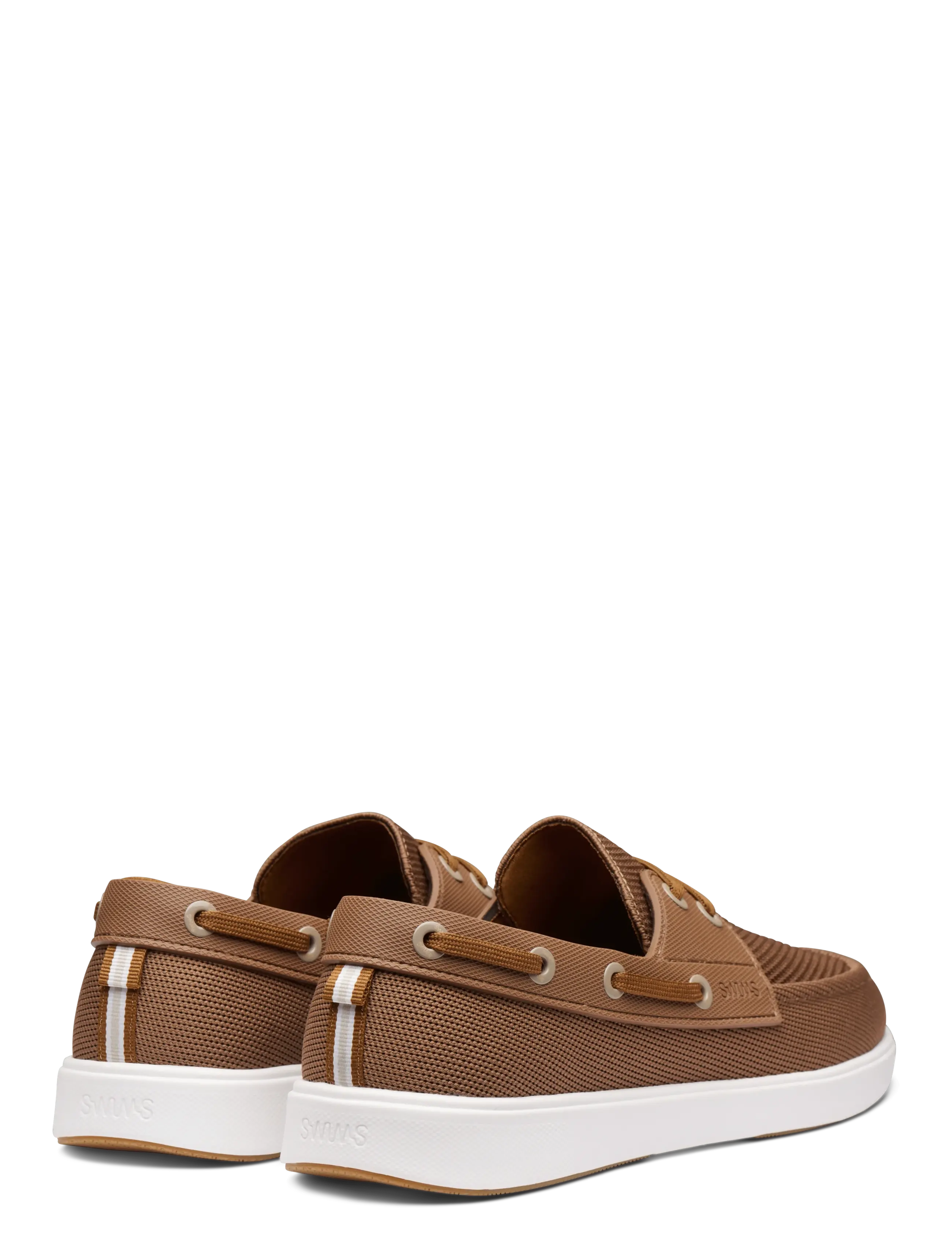 Swims - BREEZE BOAT SHOE - bootsschuhe - cognac/white/gum - 3