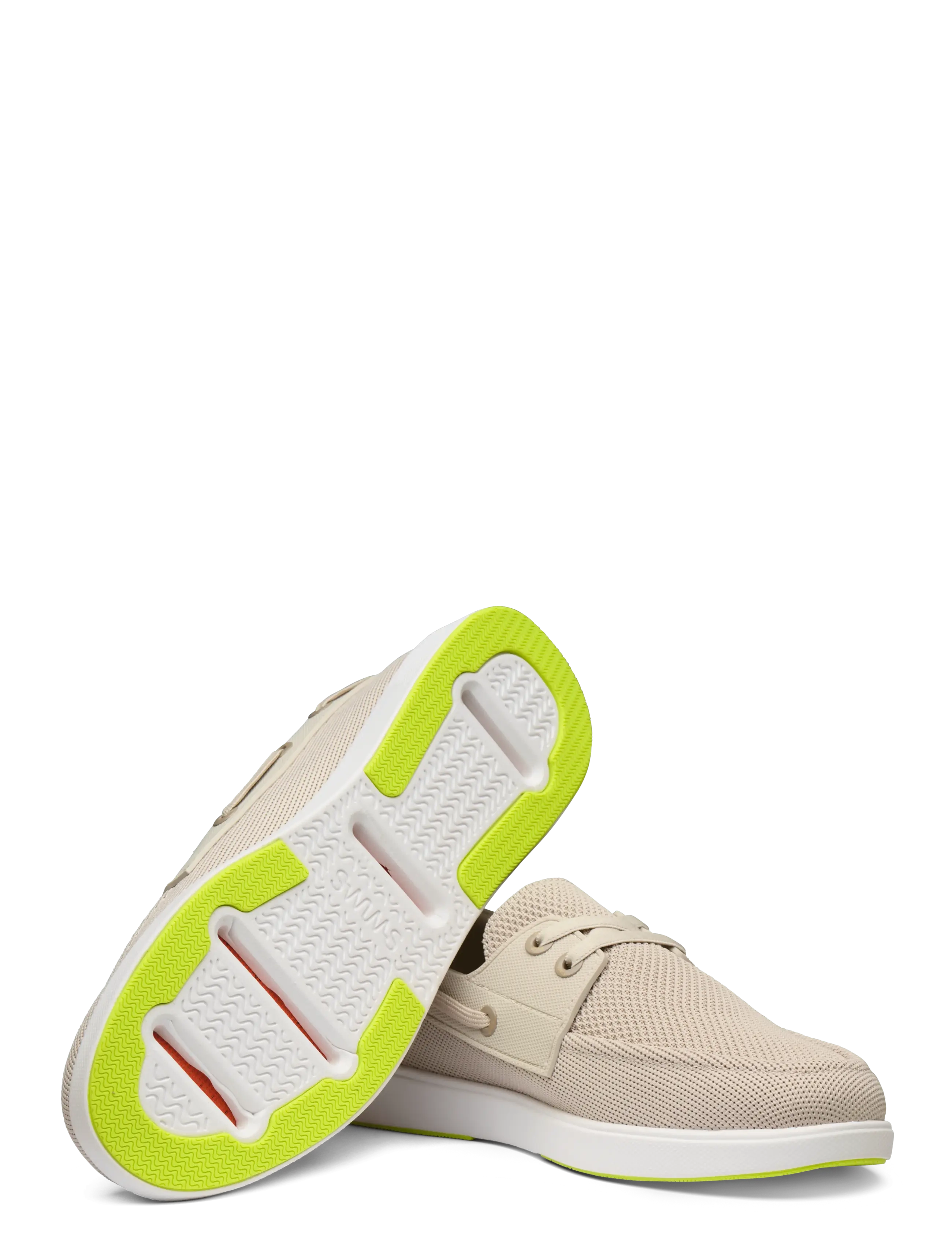 Swims - BREEZE BOAT SHOE - sejlersko - mist/sand/white - 2