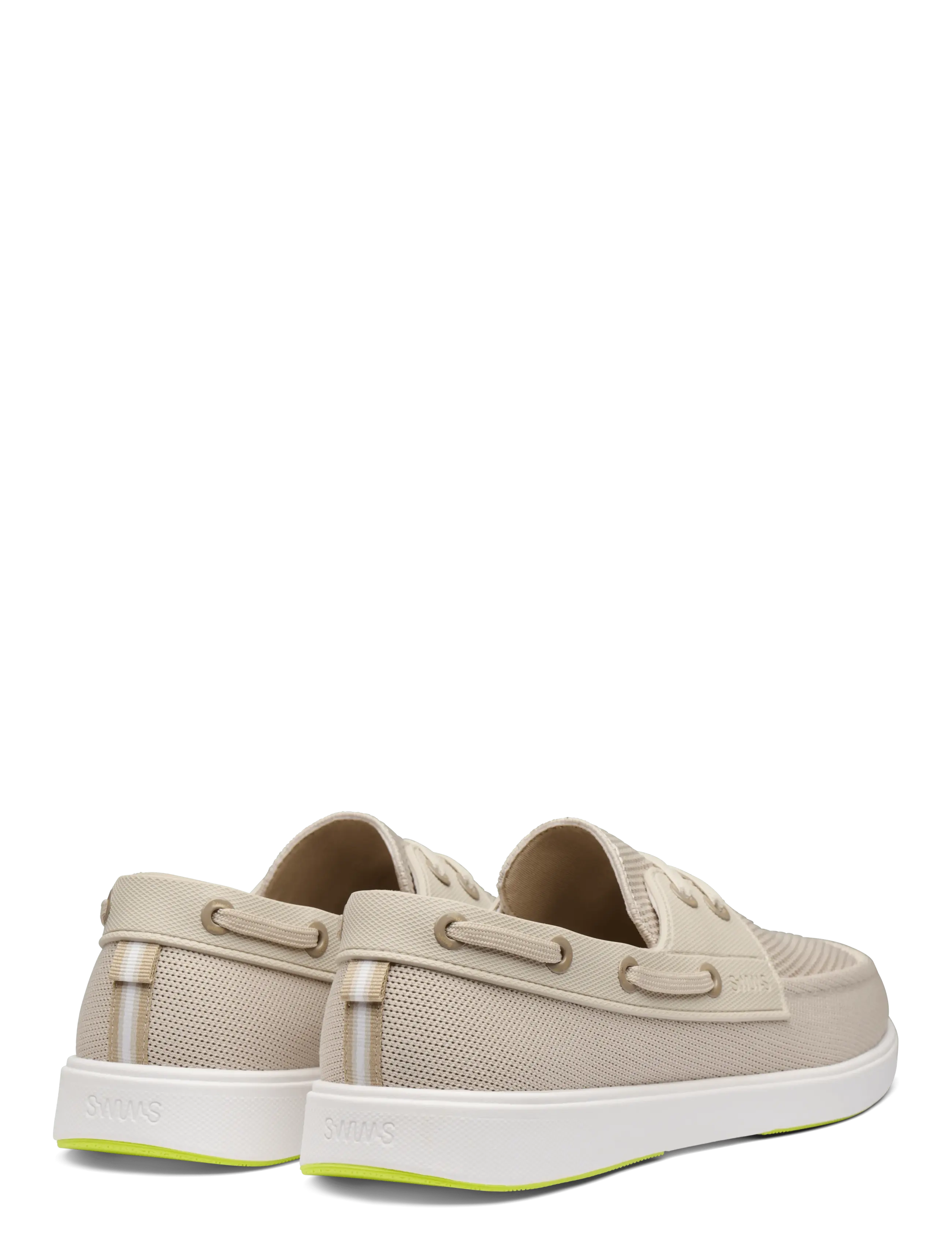 Swims - BREEZE BOAT SHOE - sejlersko - mist/sand/white - 3