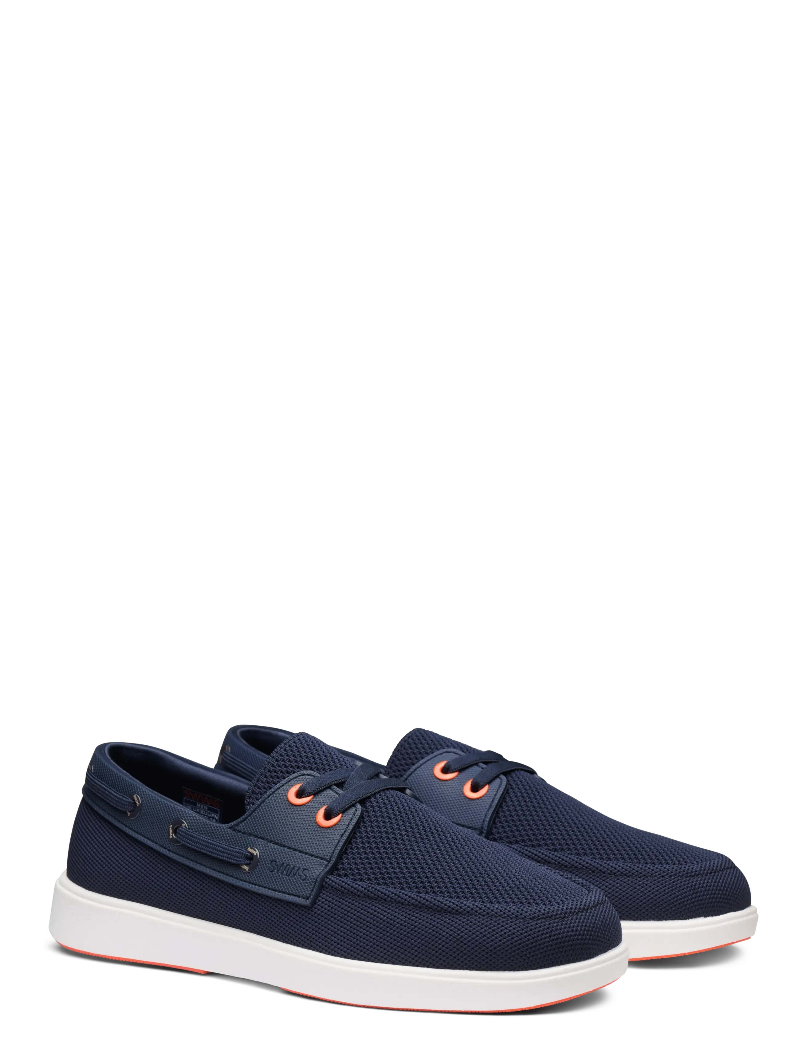 Swims - BREEZE BOAT SHOE - seglarskor - navy/white/orange - 1