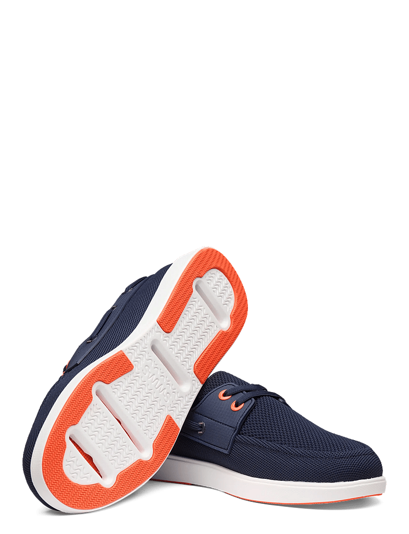 Swims - BREEZE BOAT SHOE - navy/white/orange - 2