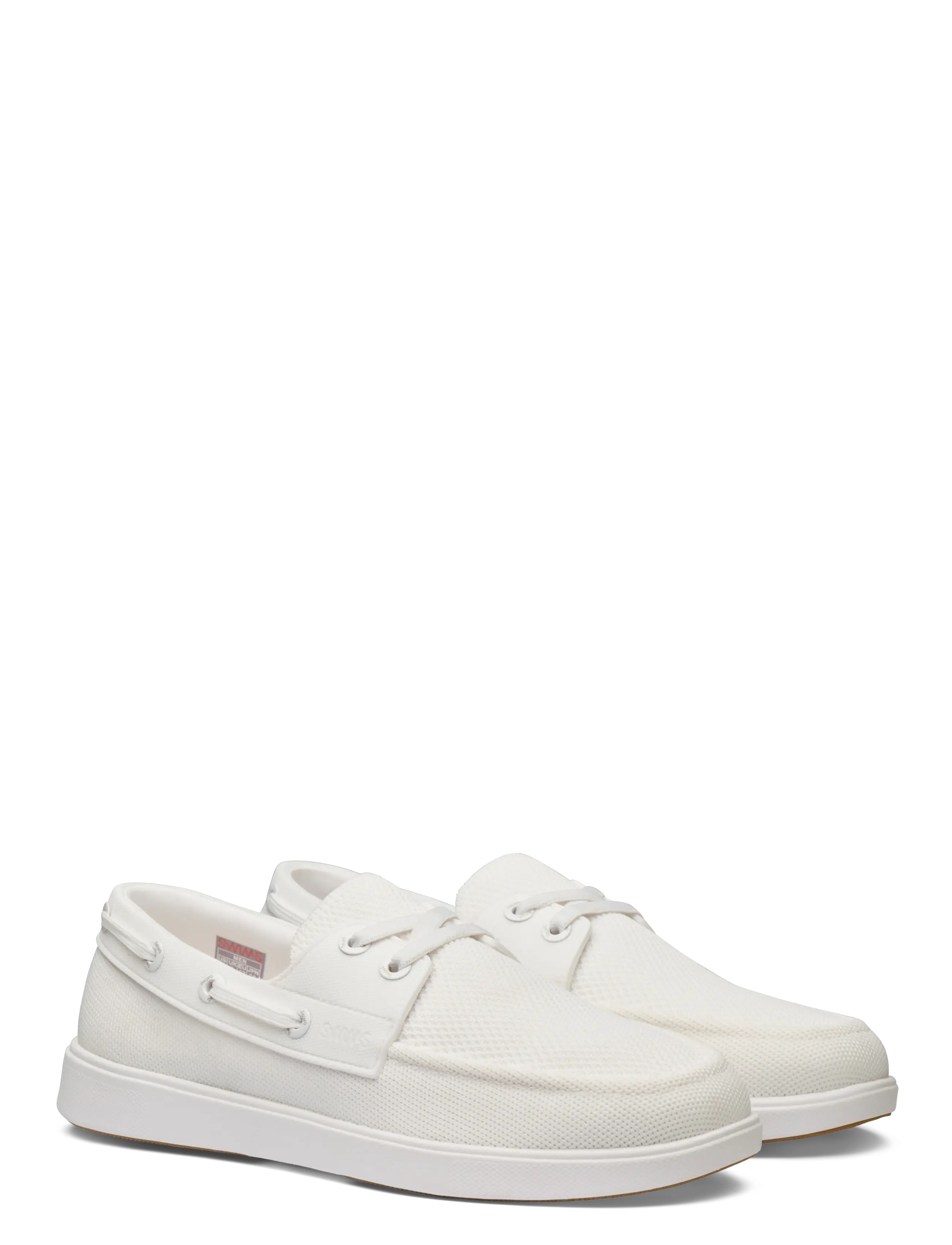 Swims - BREEZE BOAT SHOE - seglarskor - white/gum - 1