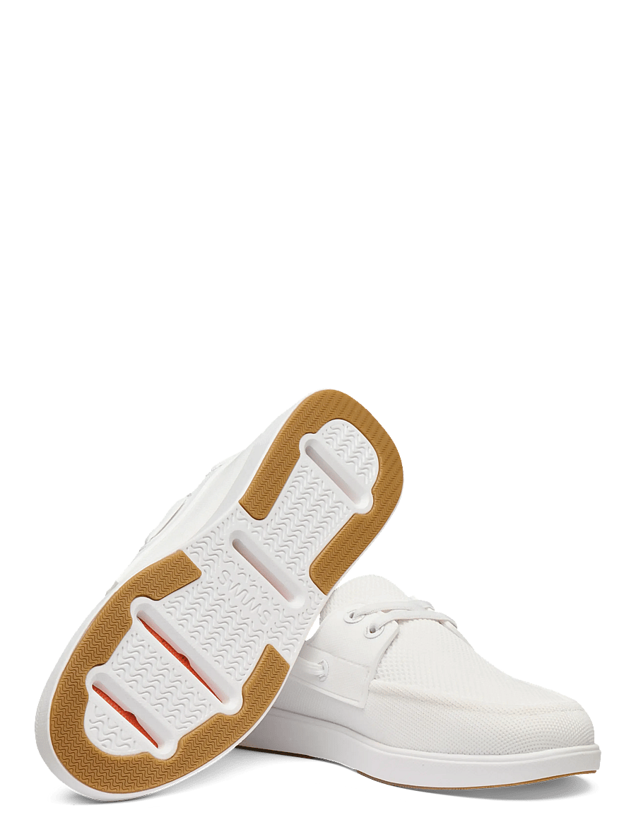Swims - BREEZE BOAT SHOE - seglarskor - white/gum - 2