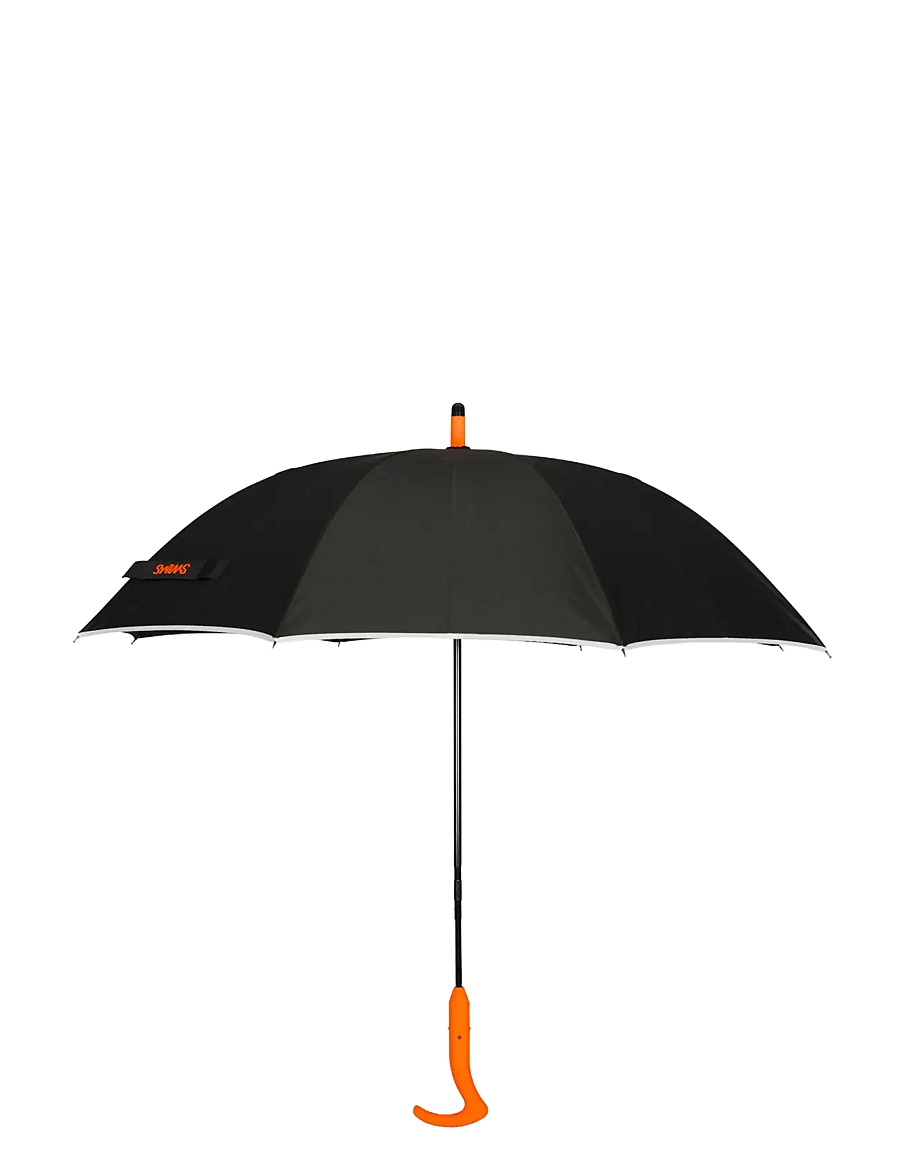 Swims - Umbrella Long - regenschirme - black/orange - 0