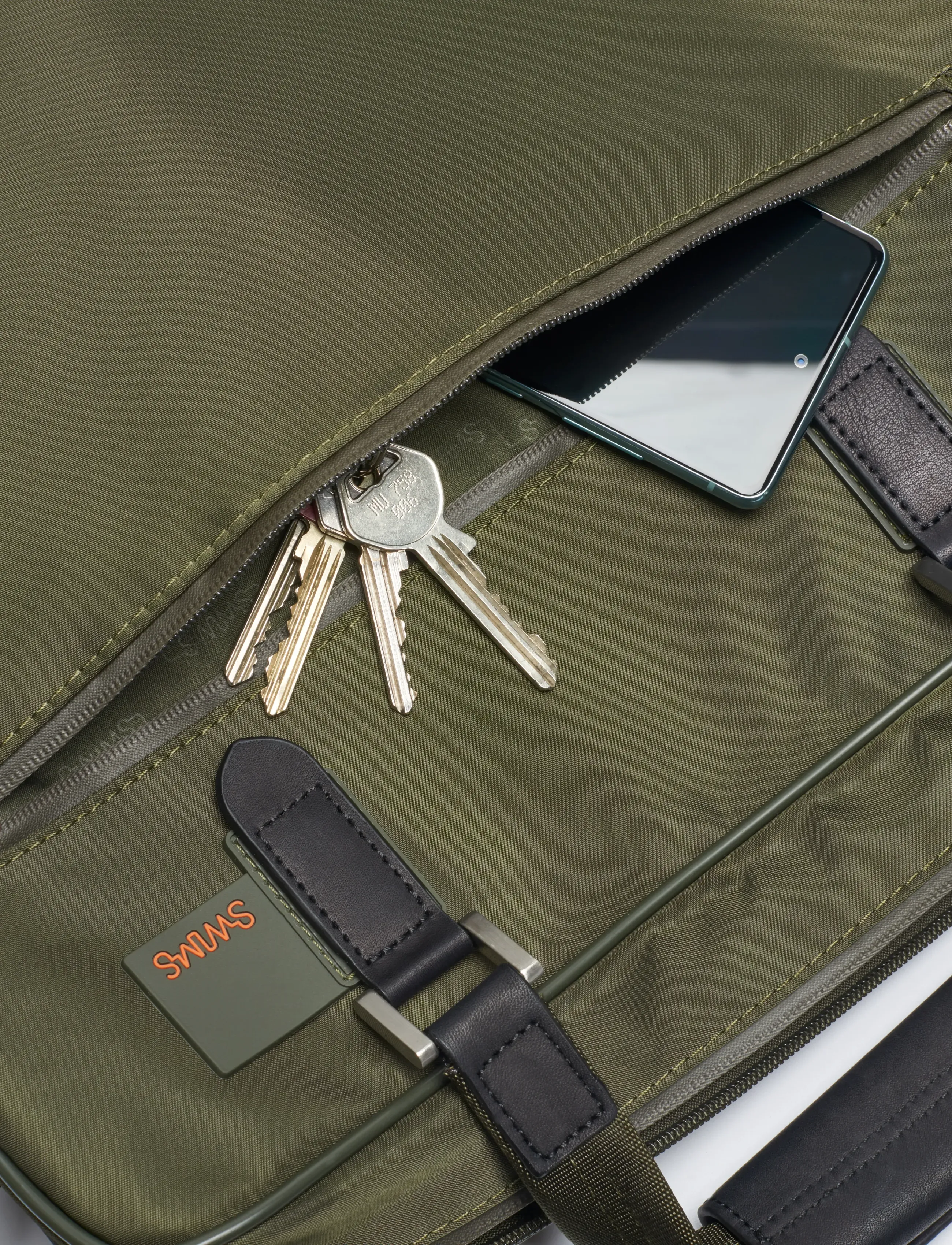 Swims - Attaché - computertasker - olive - 4