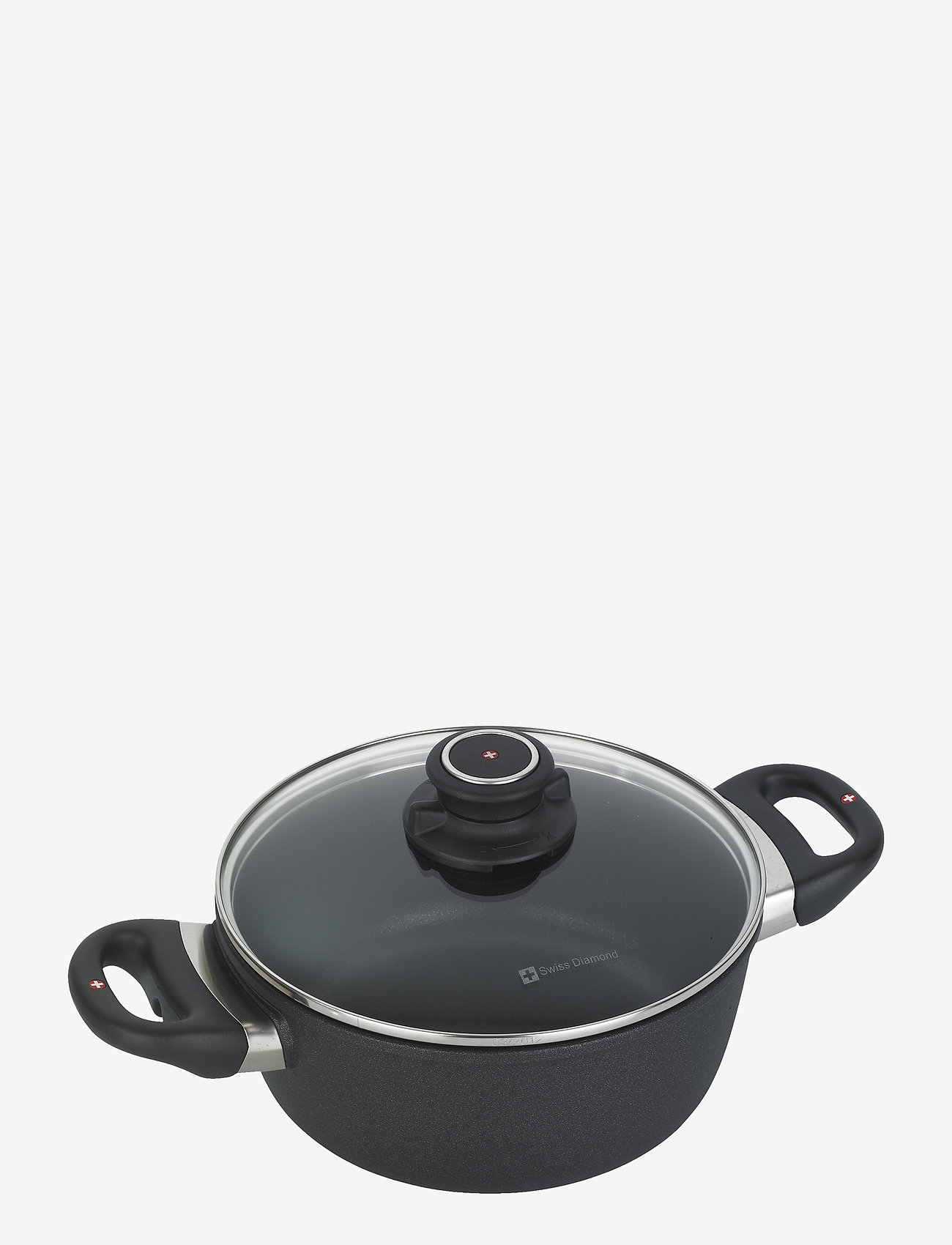 Swiss Diamond - XD Casserole w/ Lid 8" Induktion - black - 0