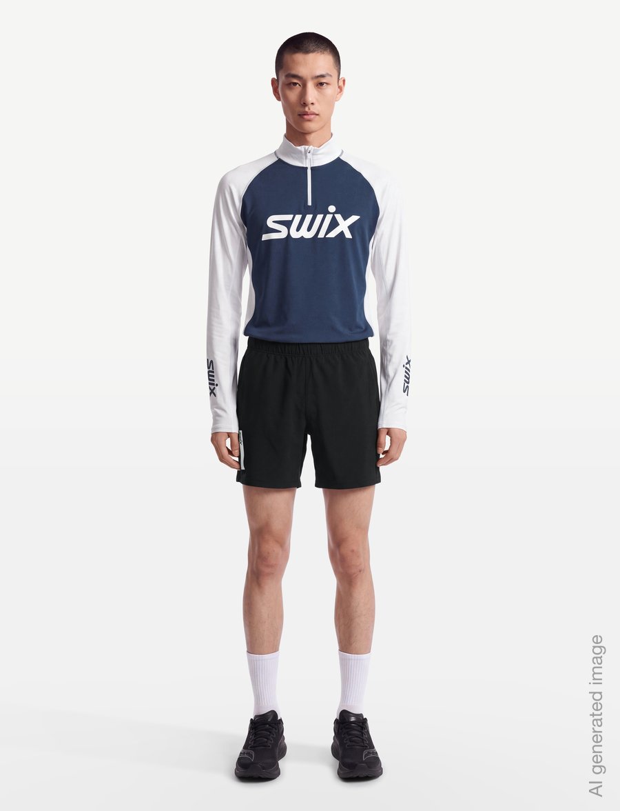 Swix - Roadline Light Shorts M - lühikesed jooksupüksid - 10000-black - 0