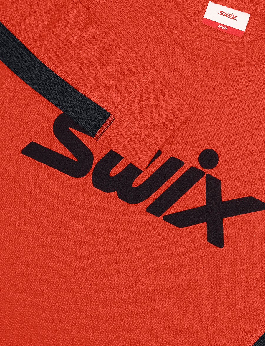 Swix - Roadline RaceX Long Sleeve M - 99981-fiery red/dark navy - 2