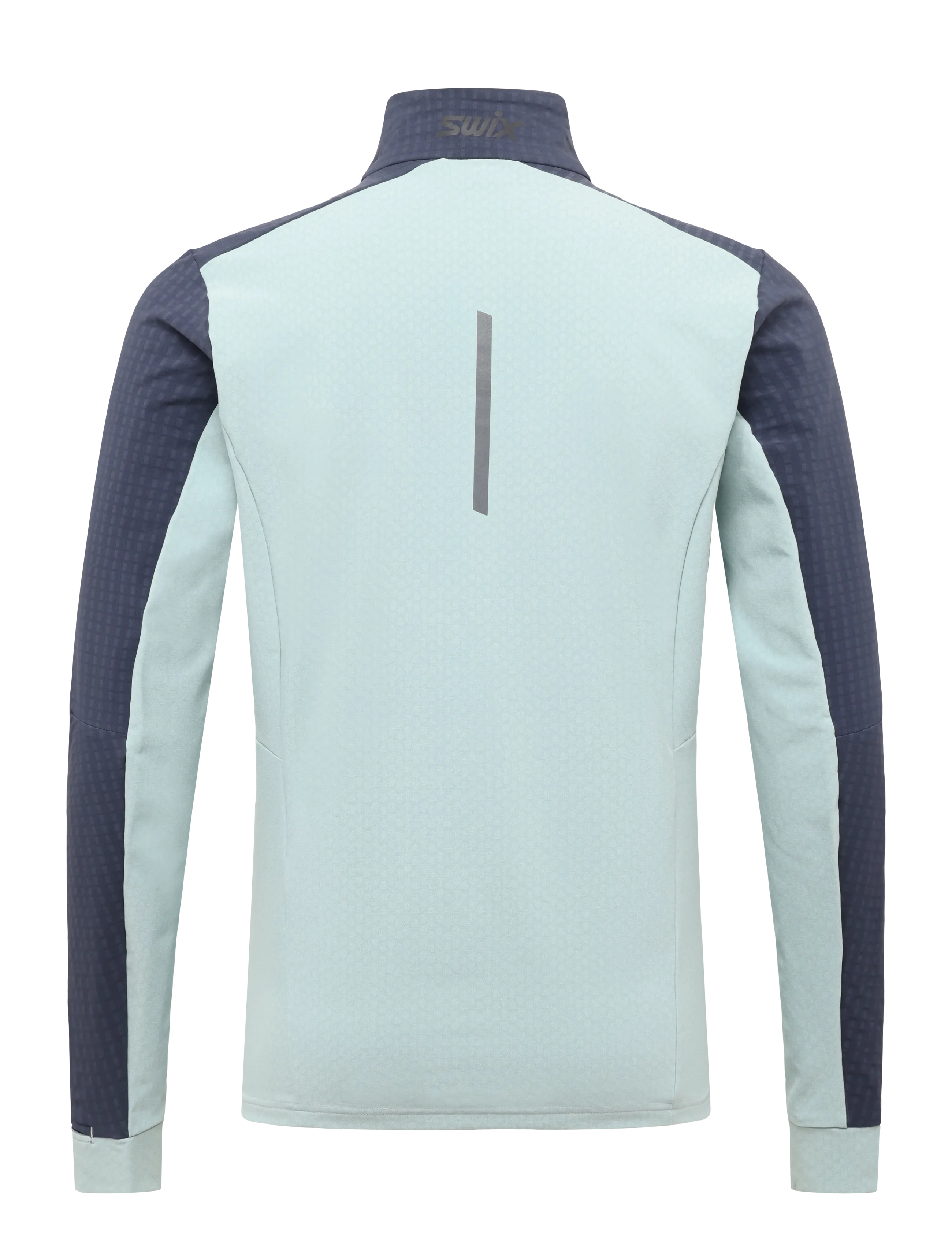 Swix - Pace Hybrid Full Zip Midlayer M - kampsunid ja vahekihid - 75114-dark navy/fog - 1