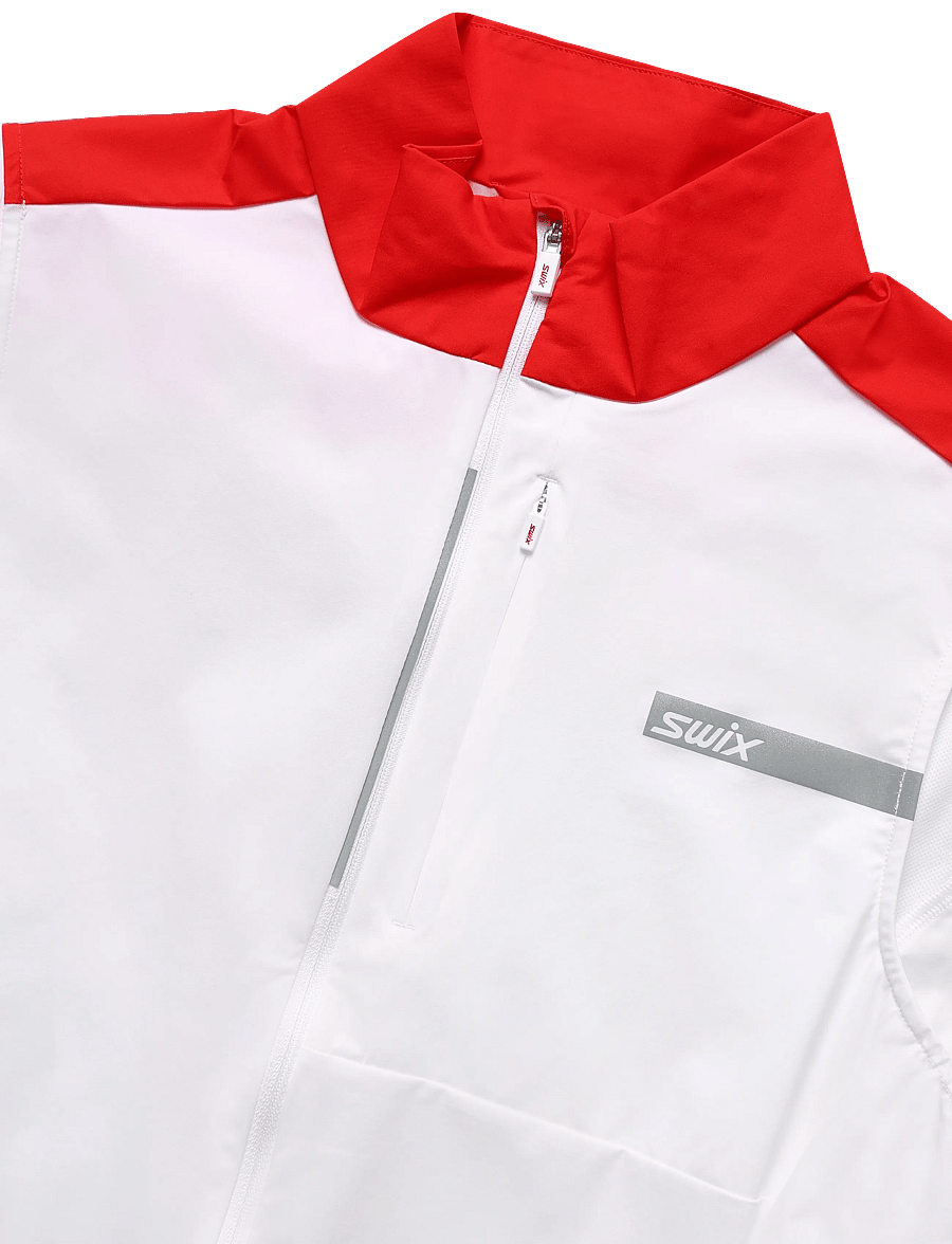 Swix - Roadline Wind Vest W - 00035-bright white/fiery red - 2