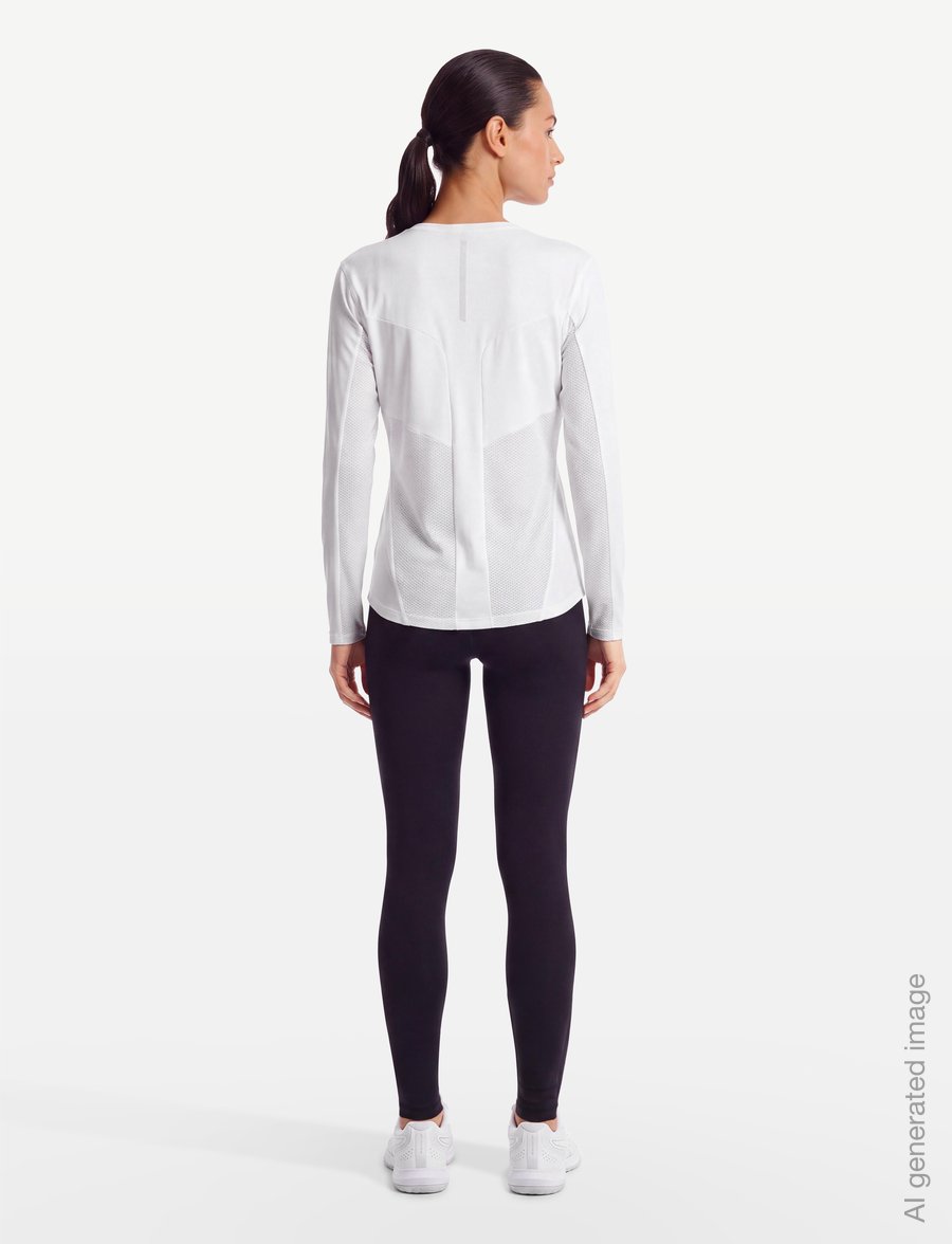 Swix - Pace NTS Long Sleeve Baselayer Top W - baselayer overdele - 00000-bright white - 4