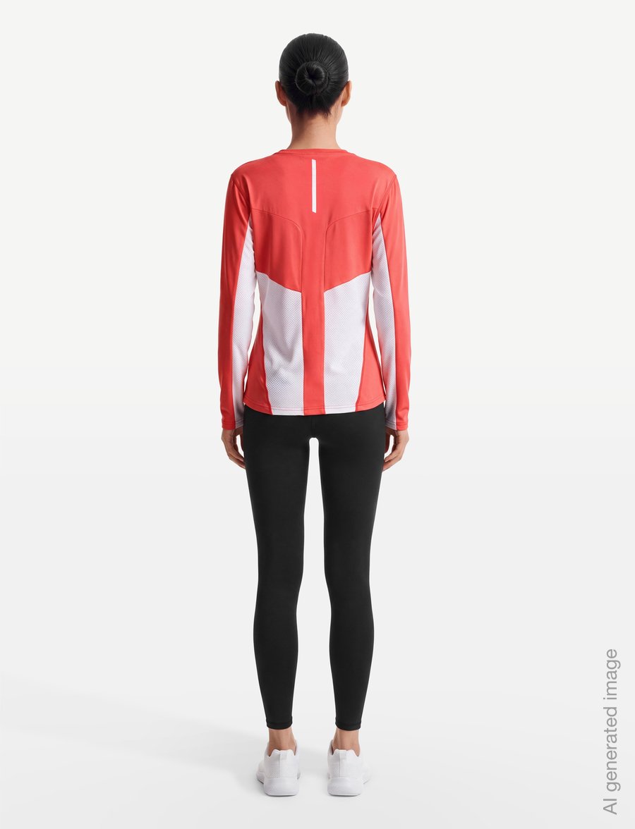 Swix - Pace NTS Long Sleeve Baselayer Top W - funktionsunterwäsche - oberteile - 91002-cayenne - 4