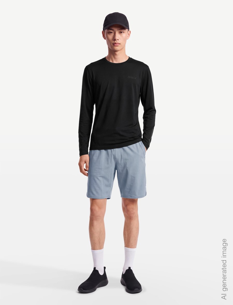 Swix - Pace NTS Long Sleeve Baselayer Top M - funktionsunterwäsche - oberteile - 10000-black - 0