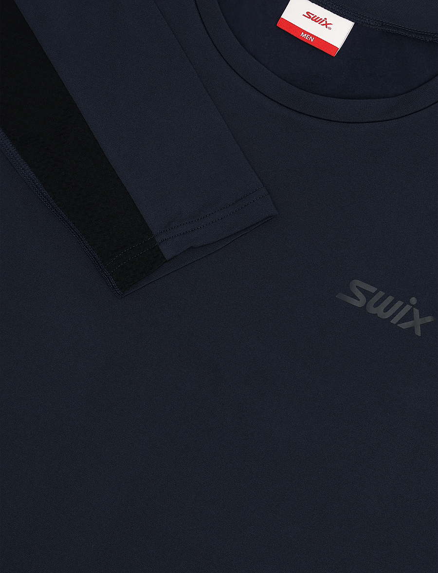 Swix - Pace NTS Long Sleeve Baselayer Top M - 75112-dark navy/black - 2