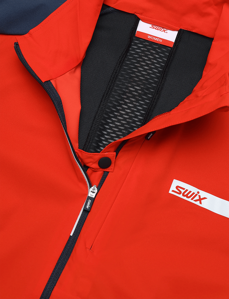 Swix - Roadline Wind Jacket W - trainingsjacken - 99980-fiery red/lake blue - 2