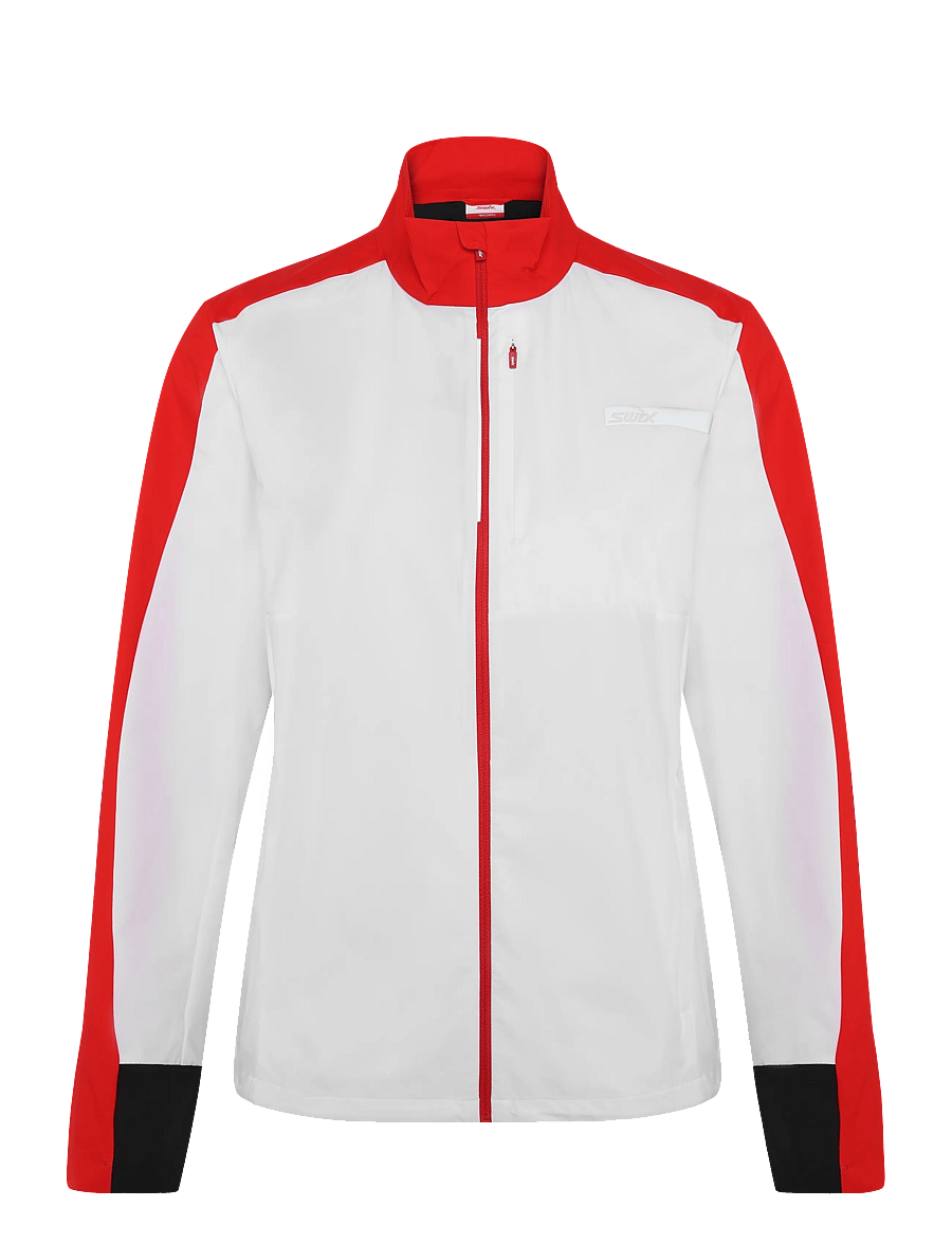 Swix - Roadline Wind Jacket W - spordijakid - 00035-bright white/fiery red - 0
