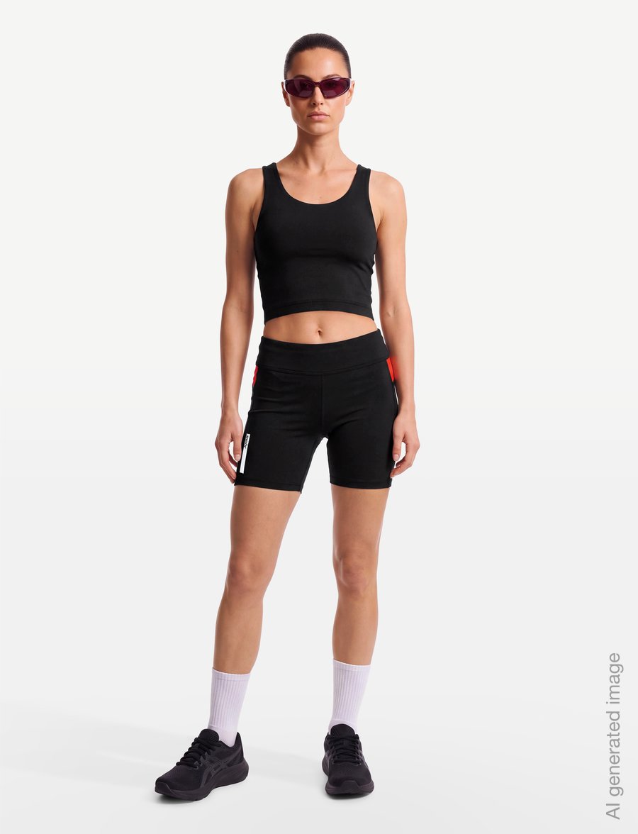 Swix - Roadline Short Tights W - løbetights - 10000-black - 0