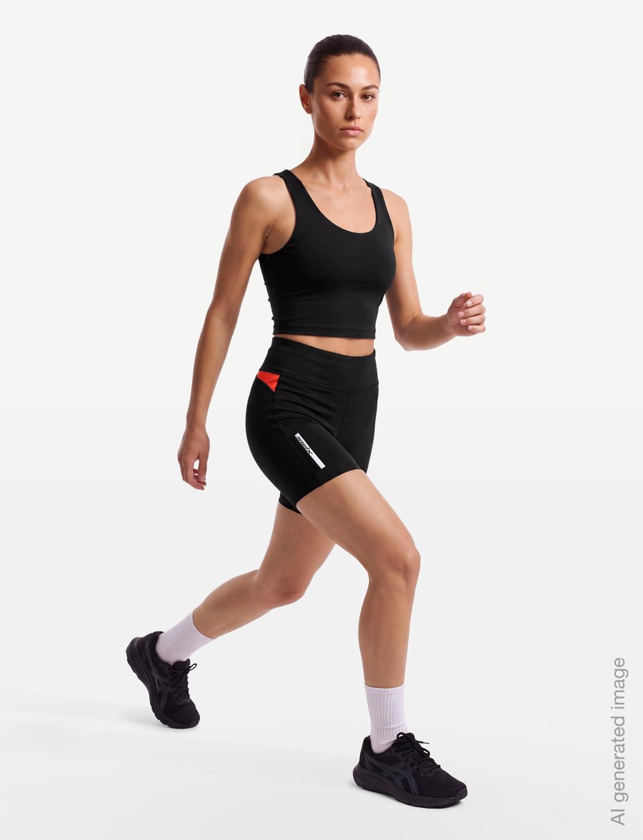 Swix - Roadline Short Tights W - løbetights - 10000-black - 3